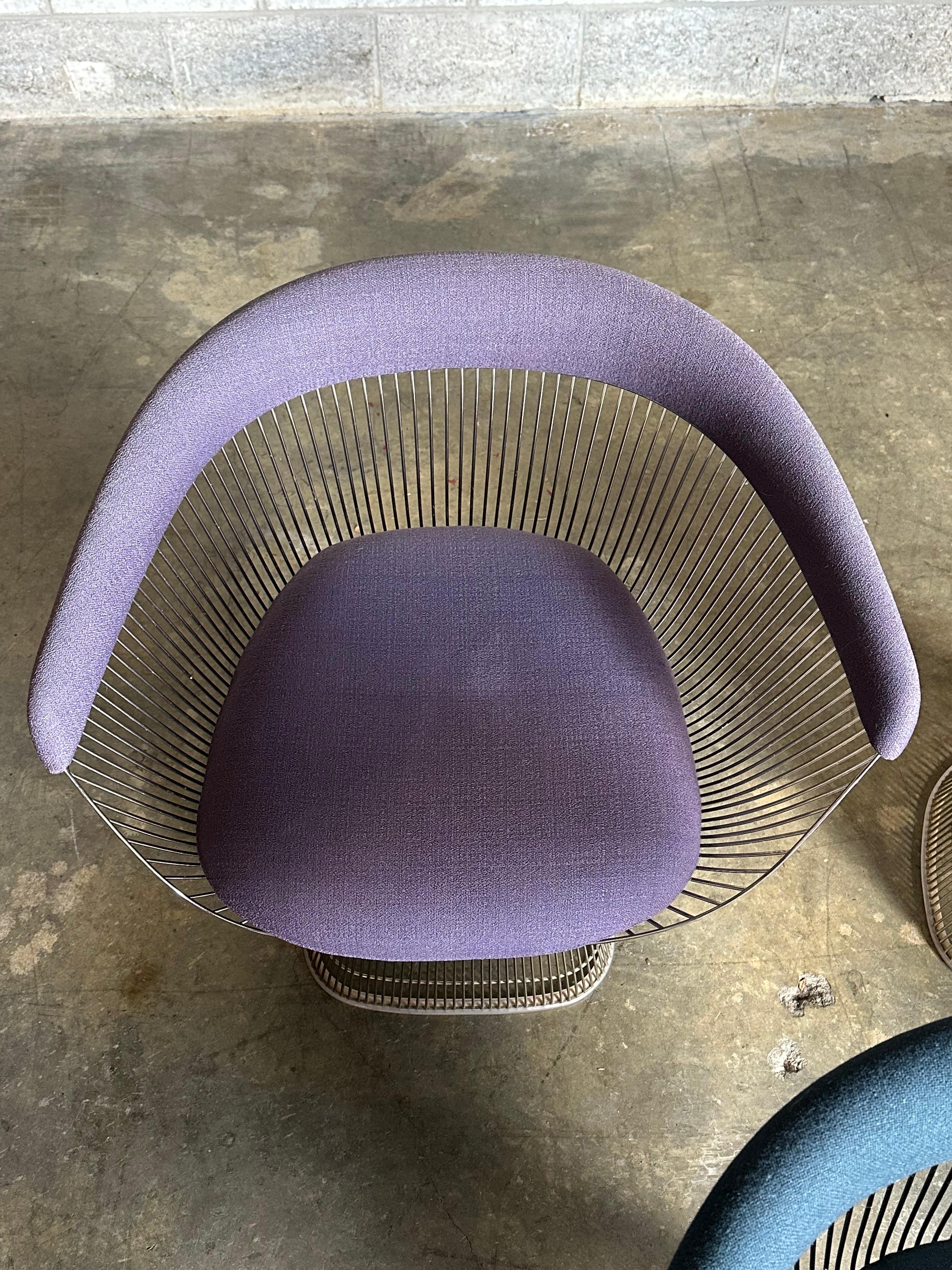 Poltrone Warren Platner per Knoll- Set di 6 in vendita 5