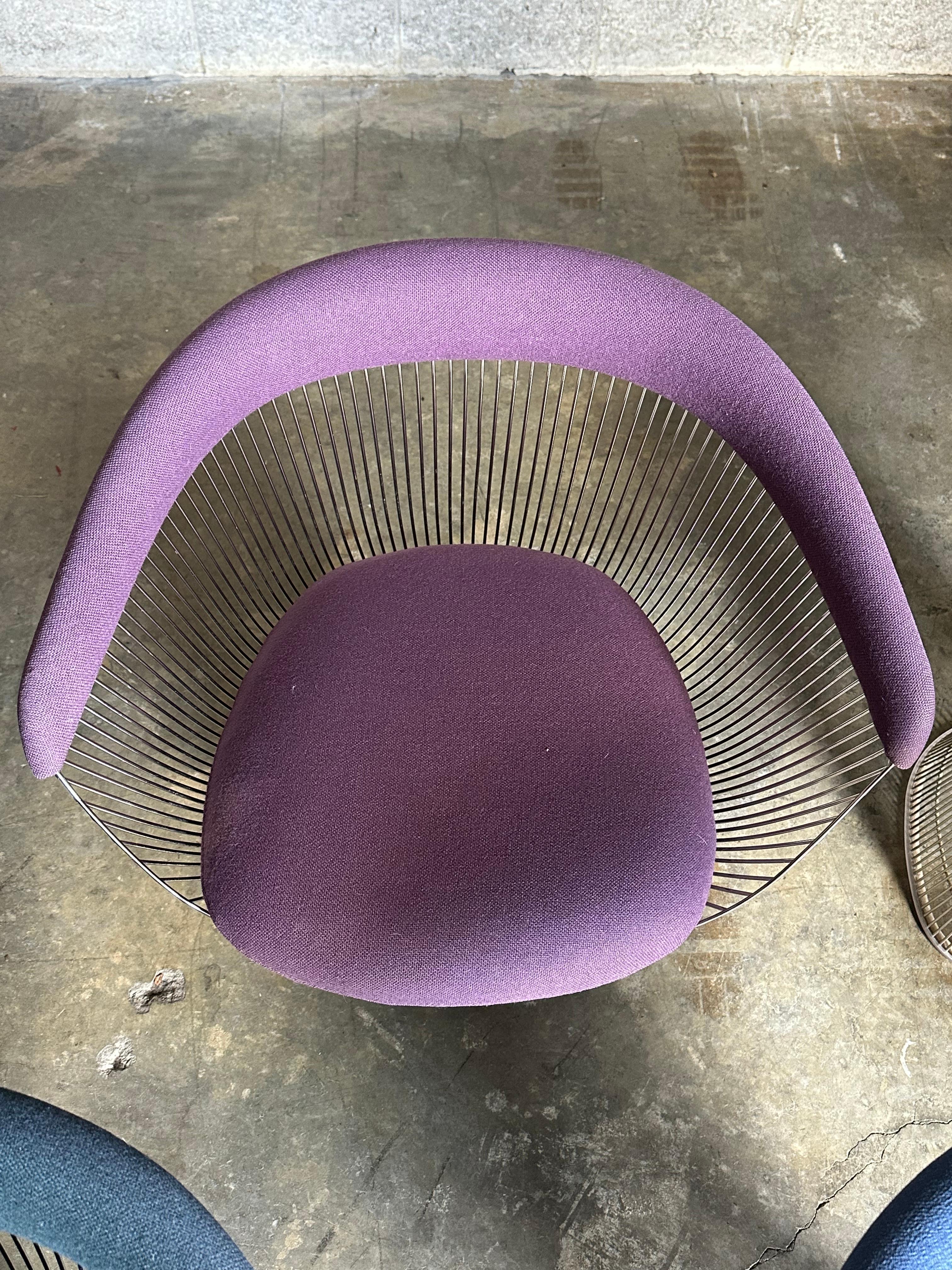 Poltrone Warren Platner per Knoll- Set di 6 in vendita 6