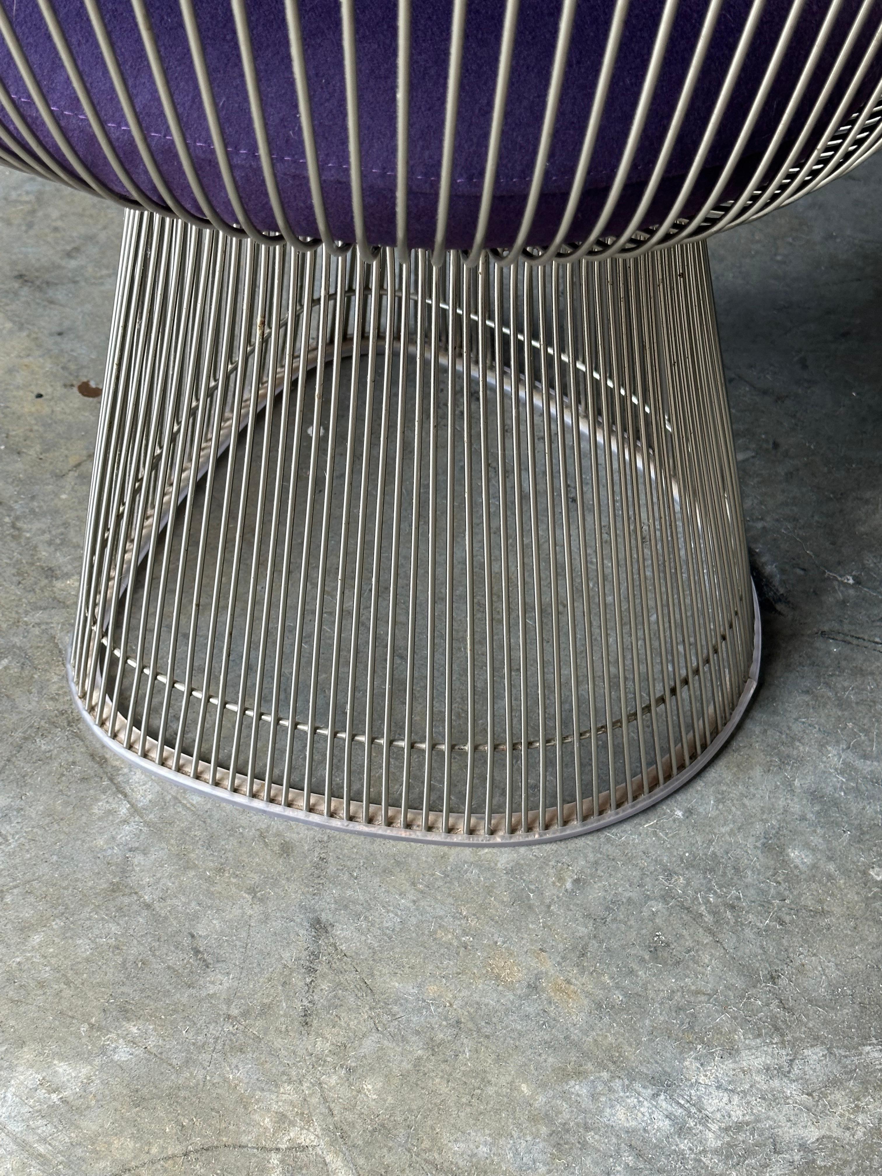 Poltrone Warren Platner per Knoll- Set di 6 in vendita 8