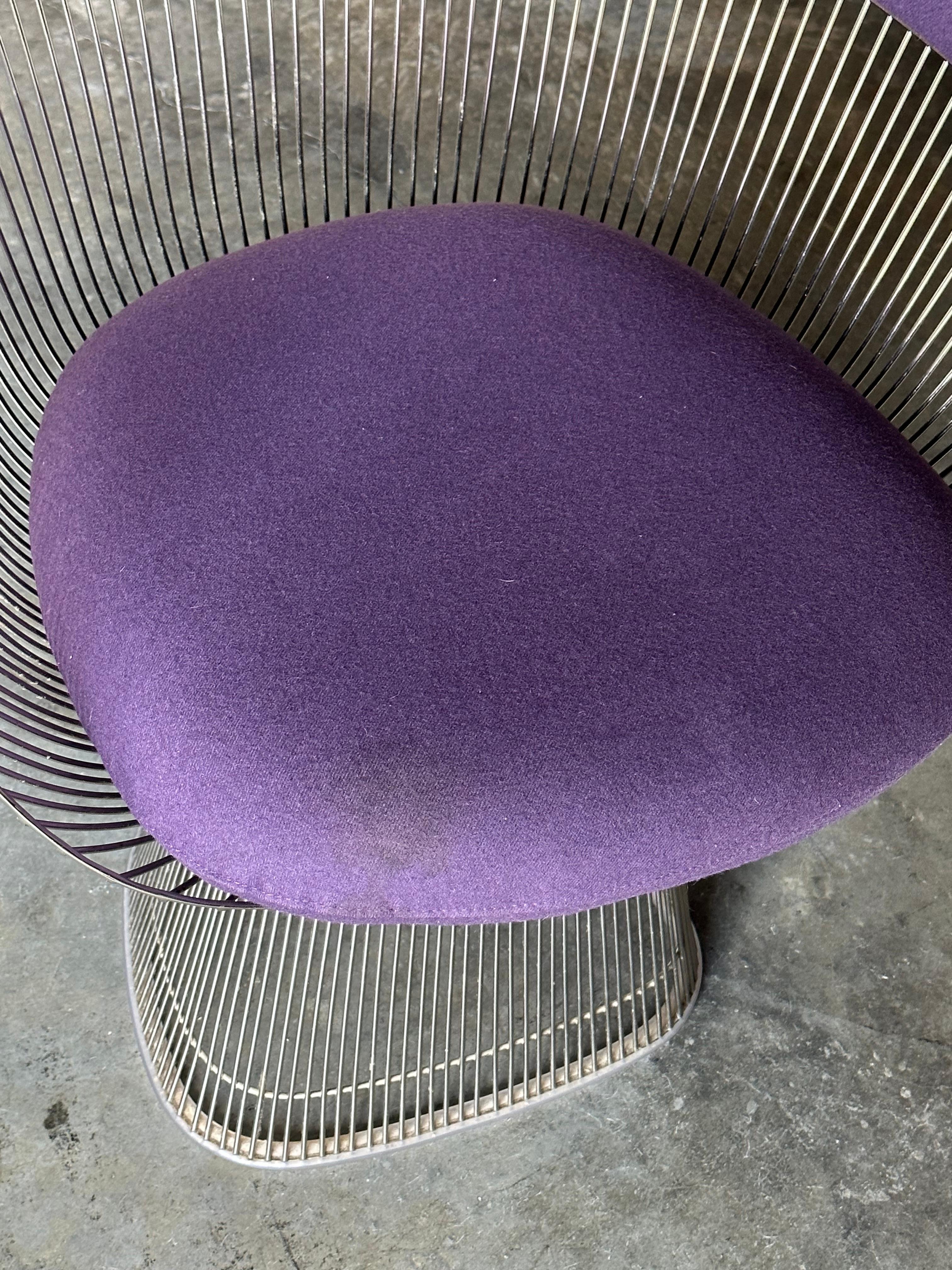 Warren Platner Arm Chairs for Knoll- Set of 6 For Sale 9