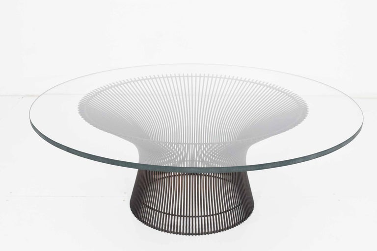 Warren Platner Bronze Coffee Table at 1stDibs