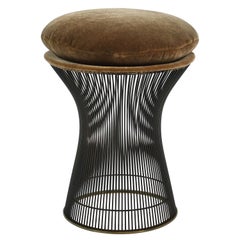 Warren Platner Bronze Stool by Knoll