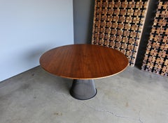 Warren Platner Bronze & Walnut Dining Table for Knoll, circa 1960