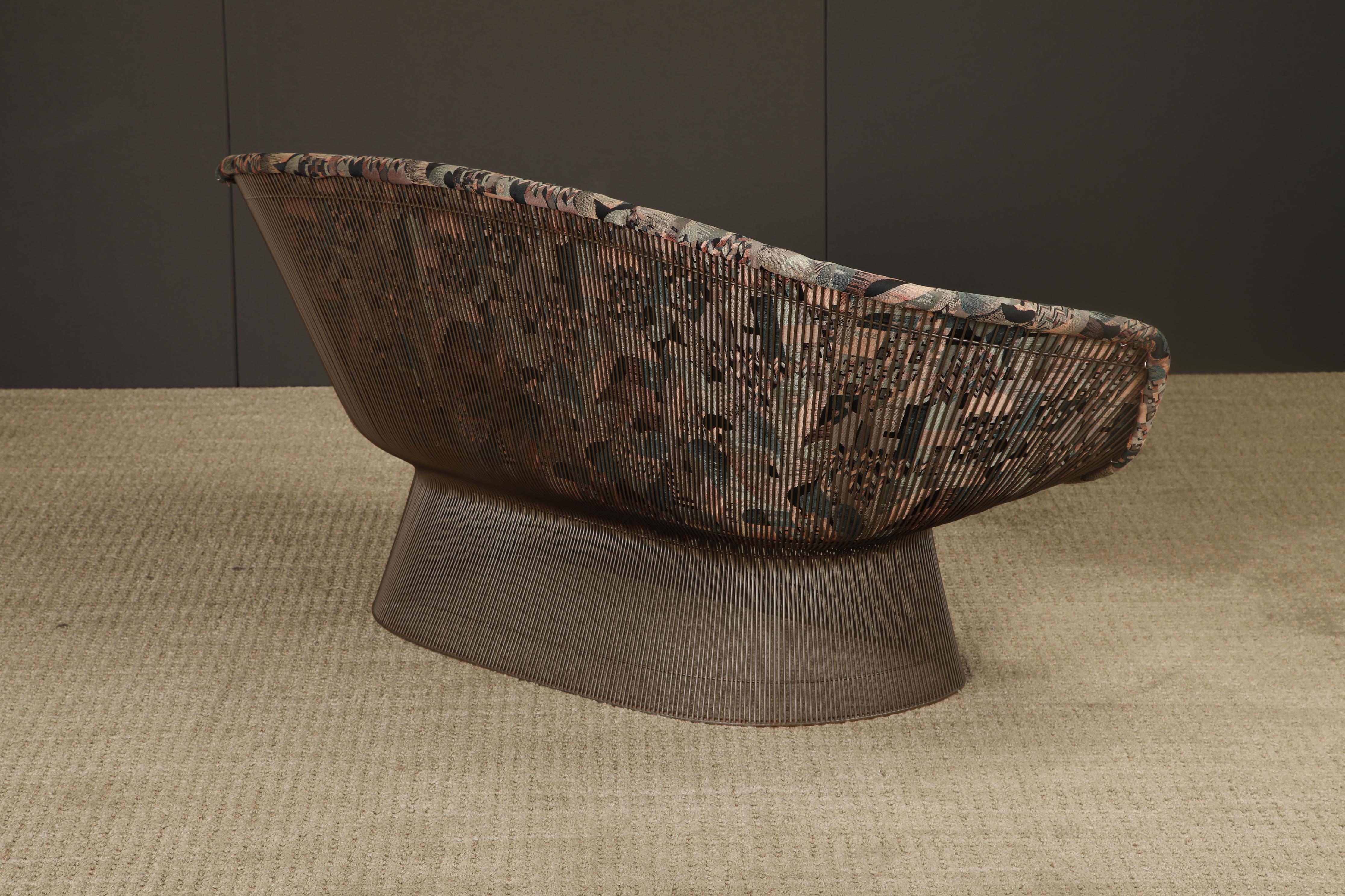 Warren Platner Bronze Wire Sofa for Knoll International, c 1966 For Sale 8