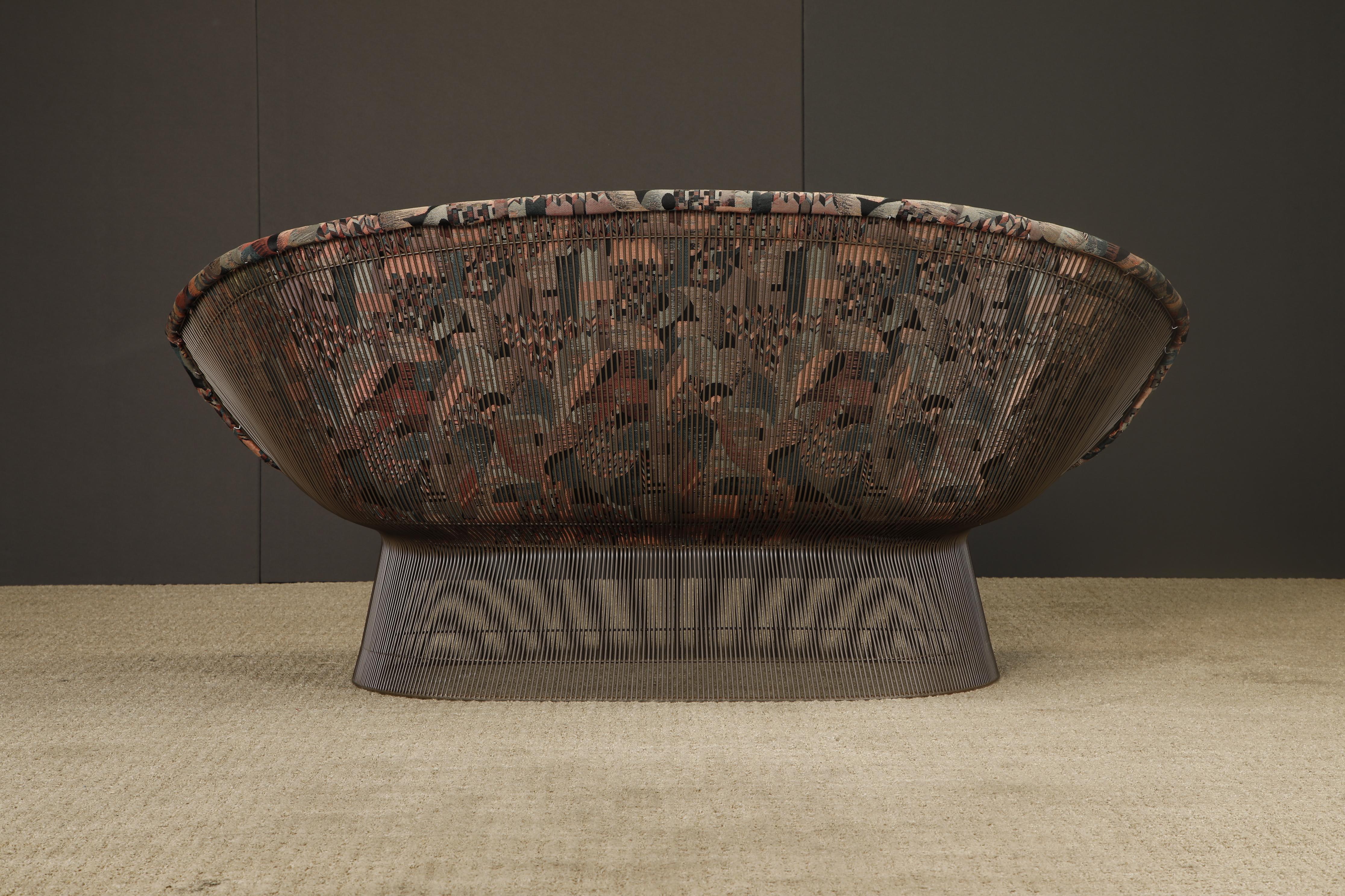 Warren Platner Bronze Wire Sofa for Knoll International, c 1966 For Sale 9