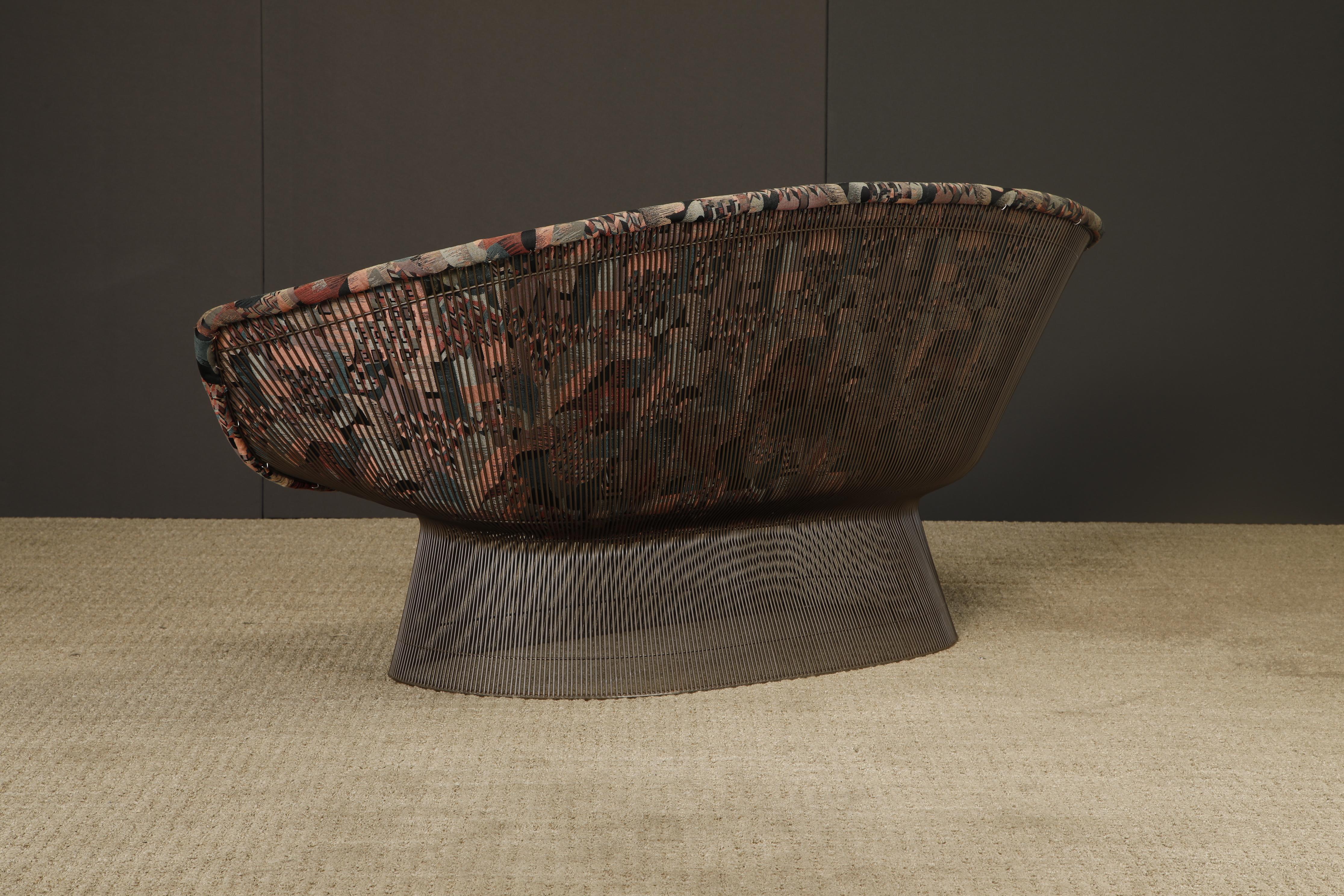 Warren Platner Bronze Wire Sofa for Knoll International, c 1966 For Sale 11