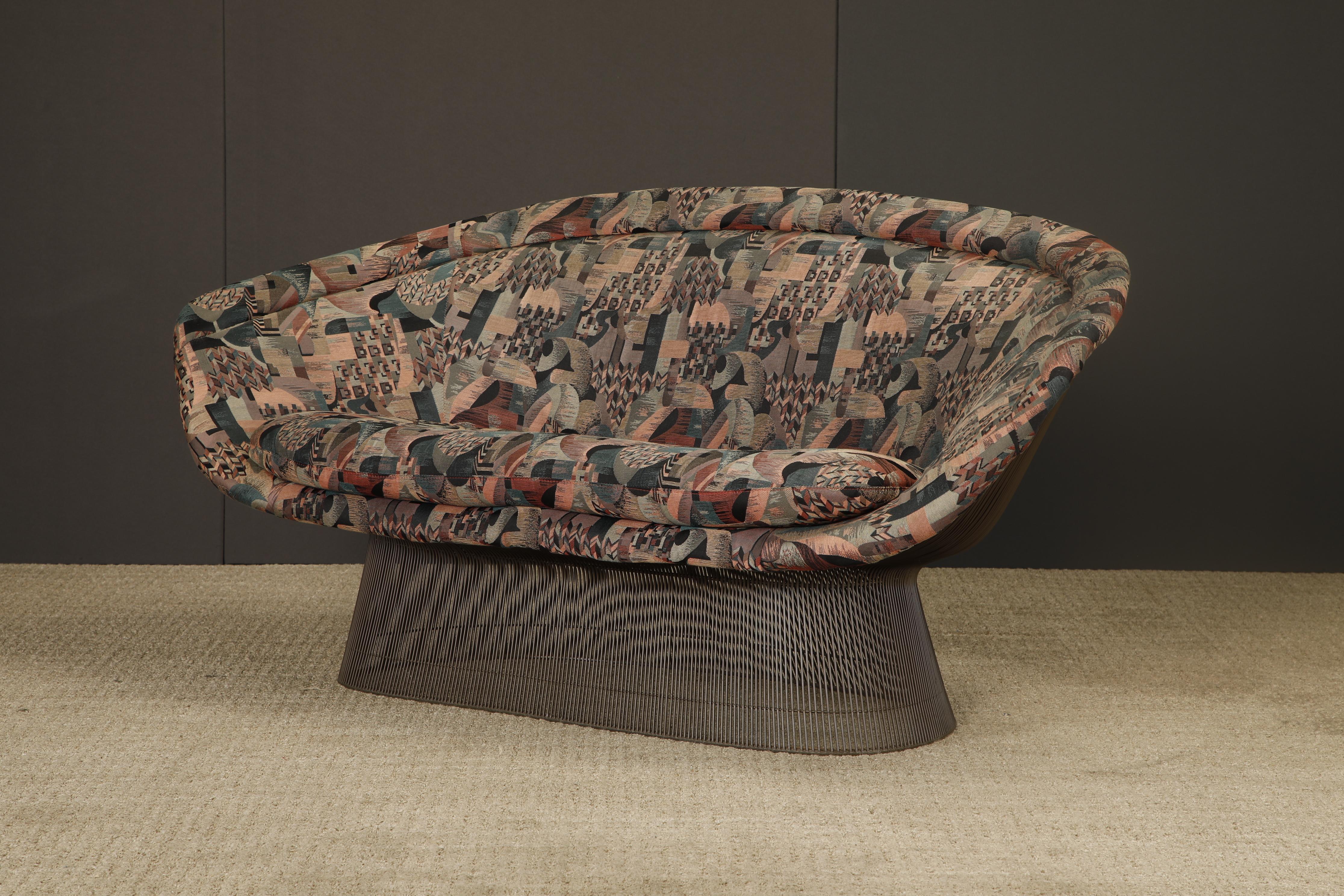 Warren Platner Bronze Wire Sofa for Knoll International, c 1966 For Sale 13