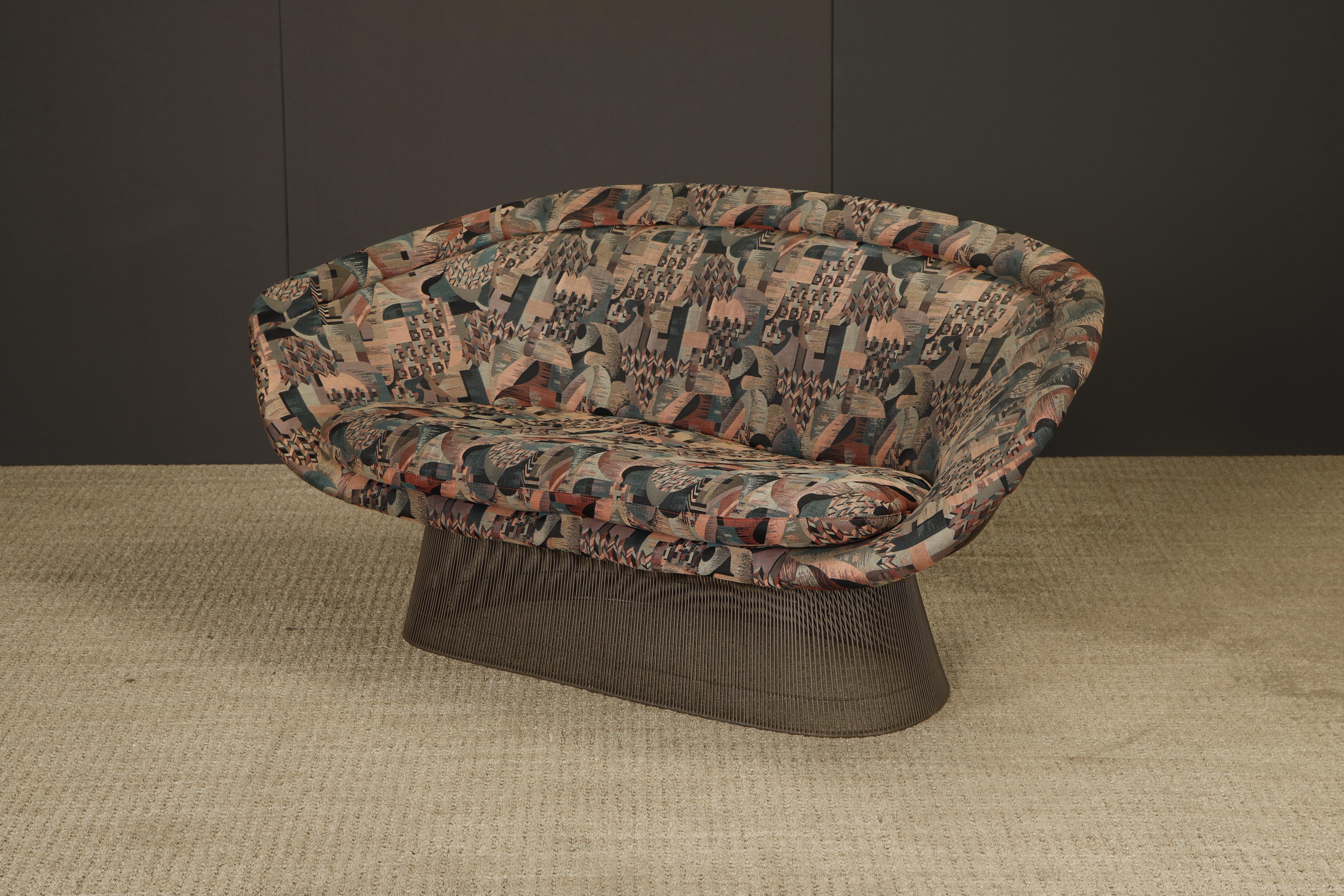 Warren Platner Bronze Wire Sofa for Knoll International, c 1966 For Sale 14