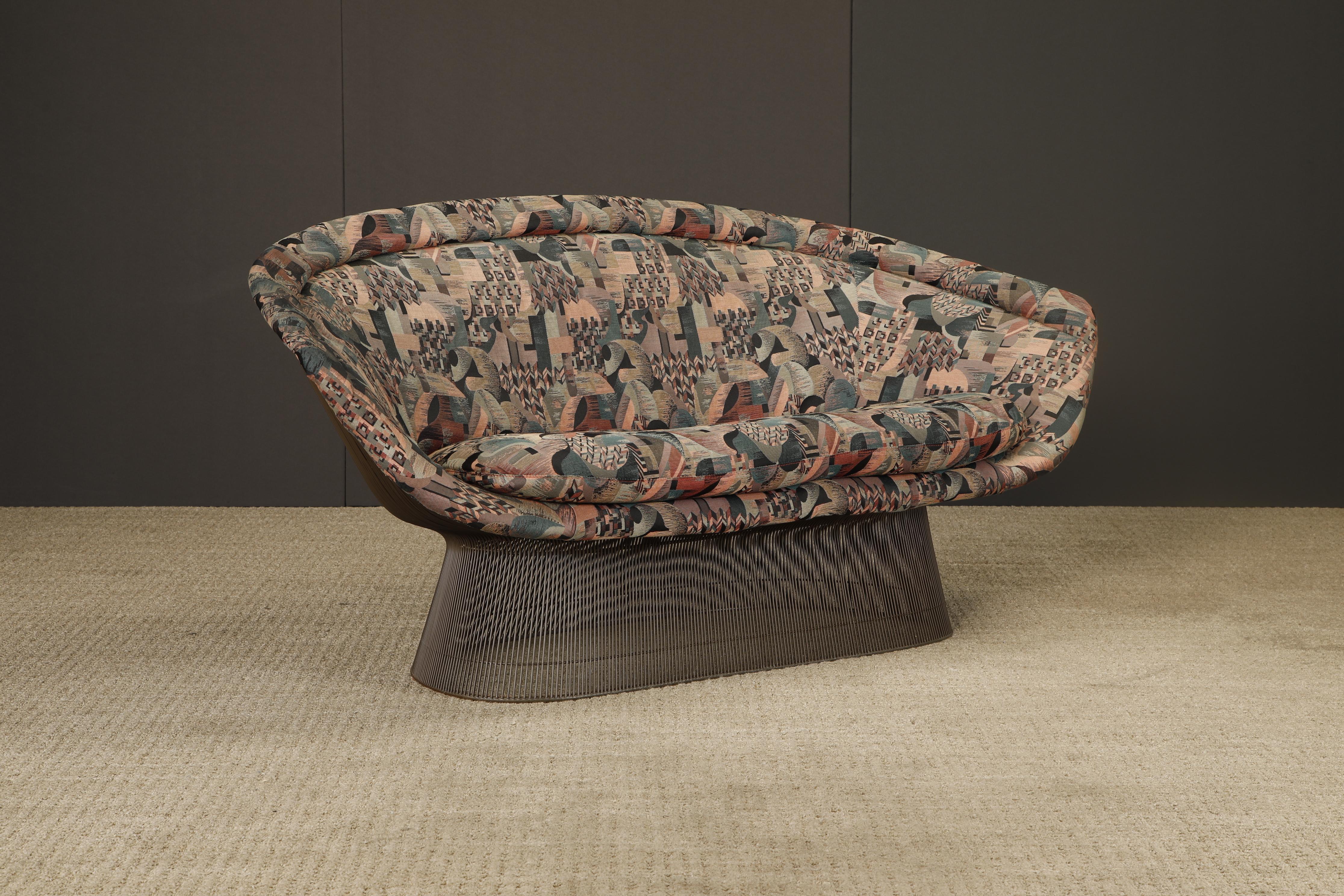 Warren Platner Bronze Wire Sofa for Knoll International, c 1966 For Sale 1