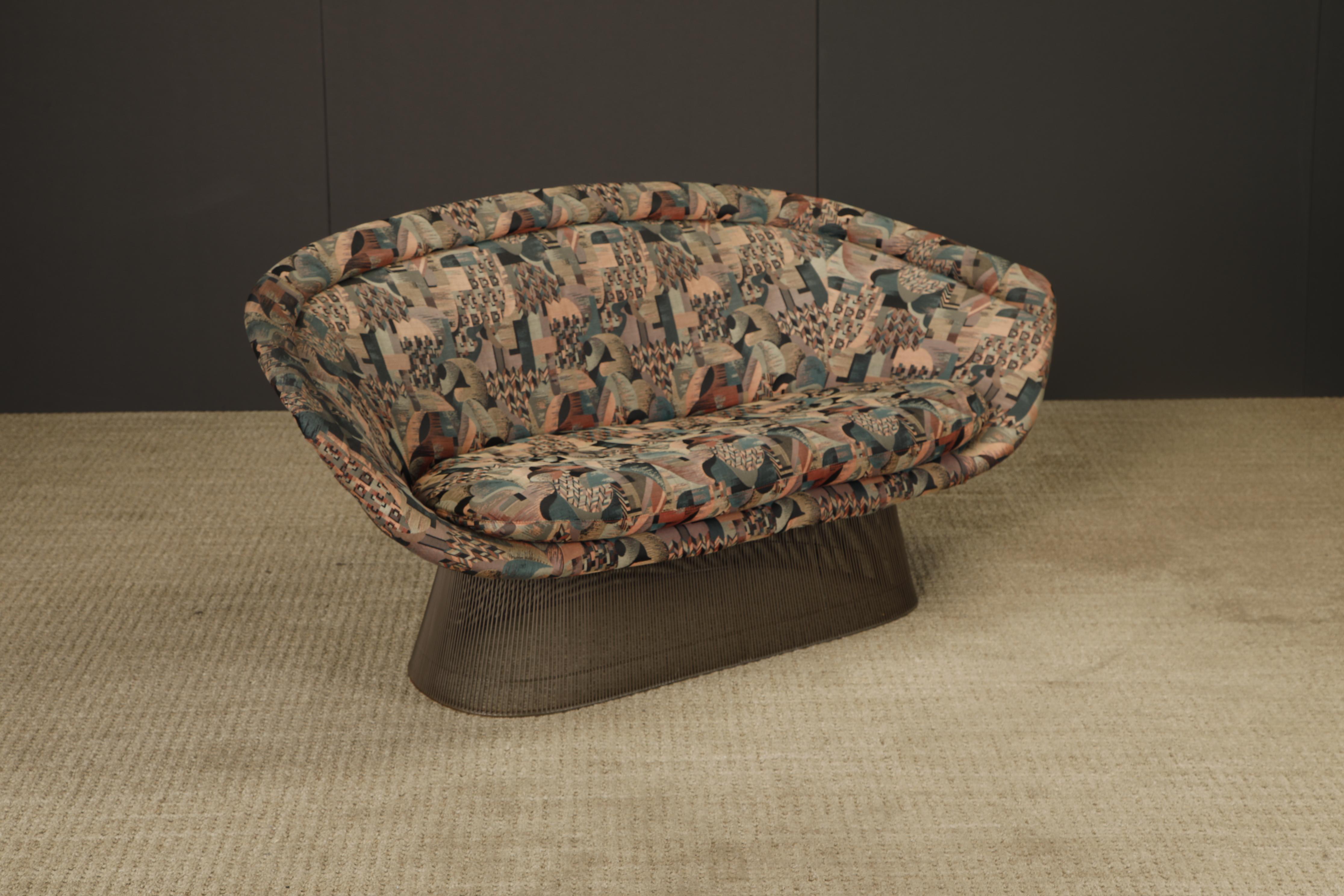 Warren Platner Bronze Wire Sofa for Knoll International, c 1966 For Sale 2