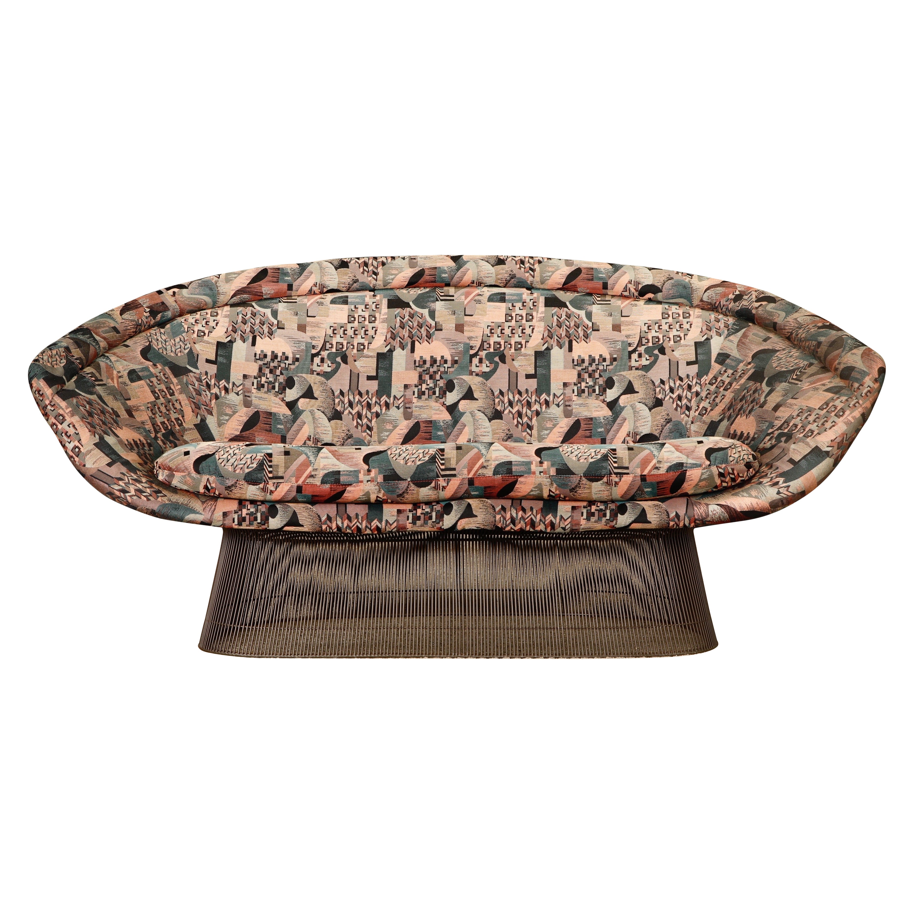 Warren Platner Bronze Wire Sofa for Knoll International, c 1966 For Sale