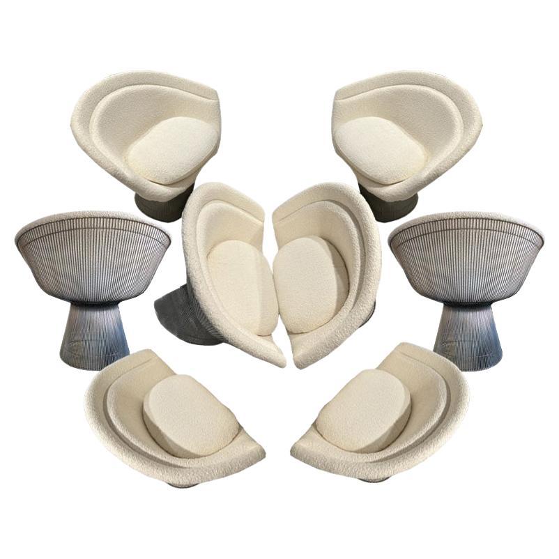 Acht Warren Platner-Stühle