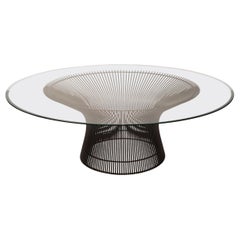 Table basse Warren Platner en bronze par Knoll