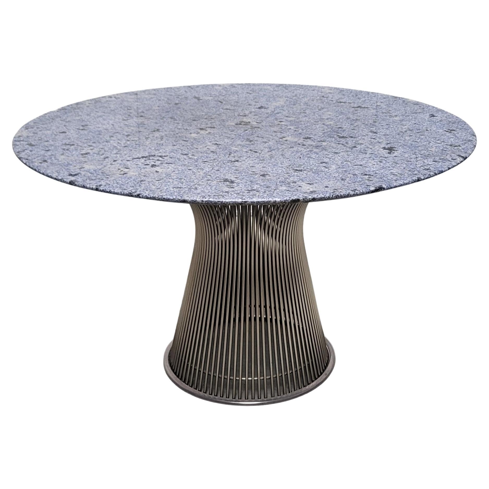 Warren Platner Custom Azul Bahia Dining Table by Knoll 1990s For Sale