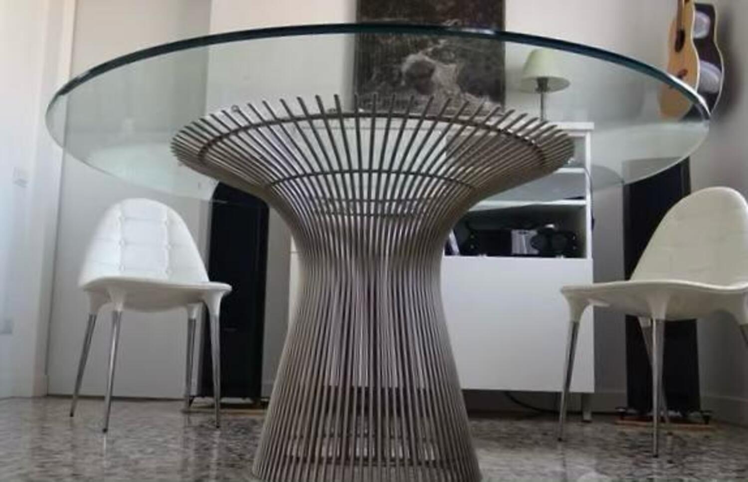 European Warren Platner designer & editor Knoll International table top wood 3716T For Sale