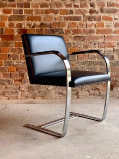 Warren Platner Dining Table & 6 Brno Chairs by Mies van der Rohe by Knoll Studio