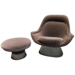 Warren Platner Easy Chair and Ottoman from Knoll International