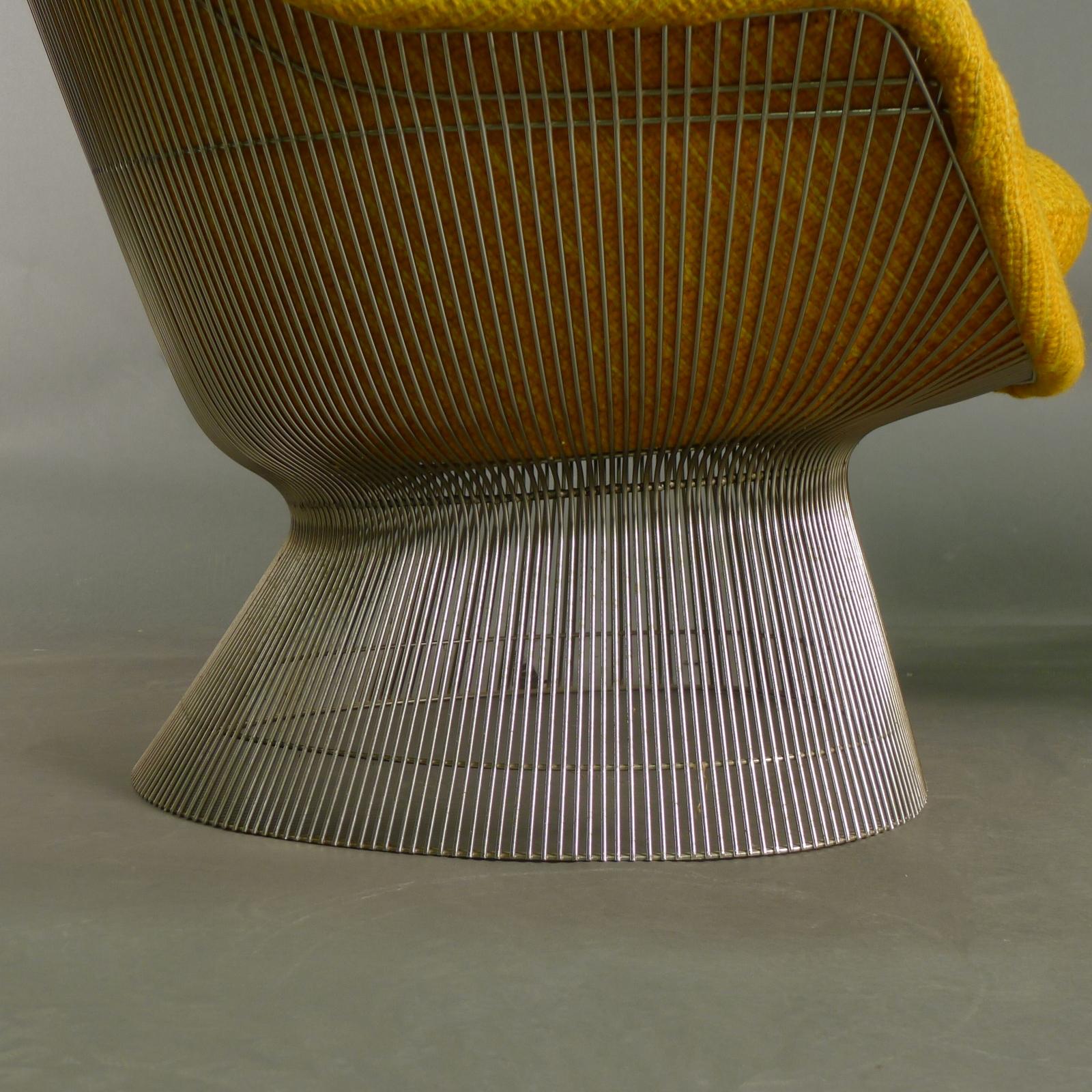 Warren Platner, Easy Lounge Chair and Ottoman, Knoll Intl, original 1972 example For Sale 4