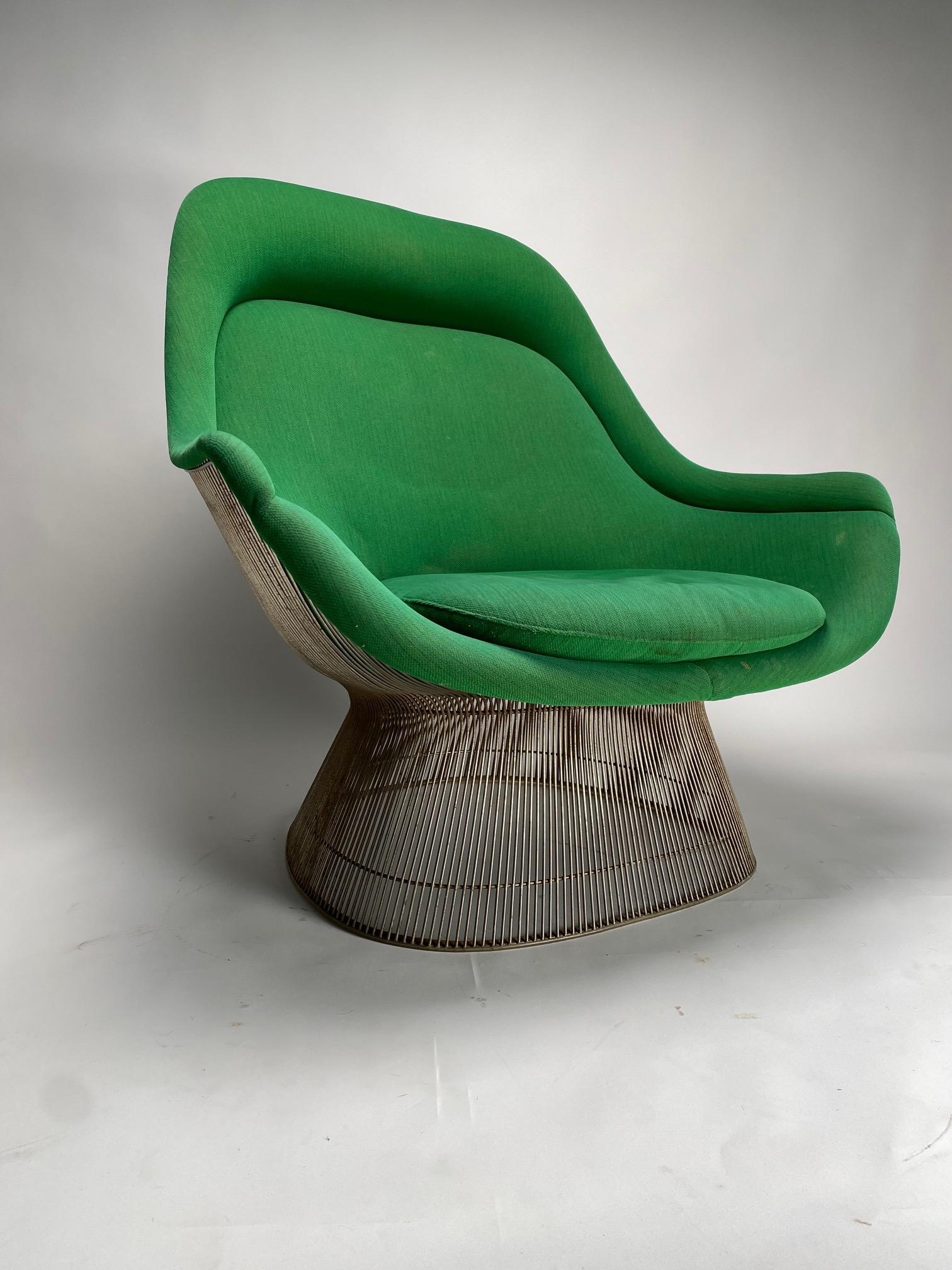 Mid-Century Modern Warren Platner Easy Lounge Chair for Knoll 1966 (Old Edition)  For Sale