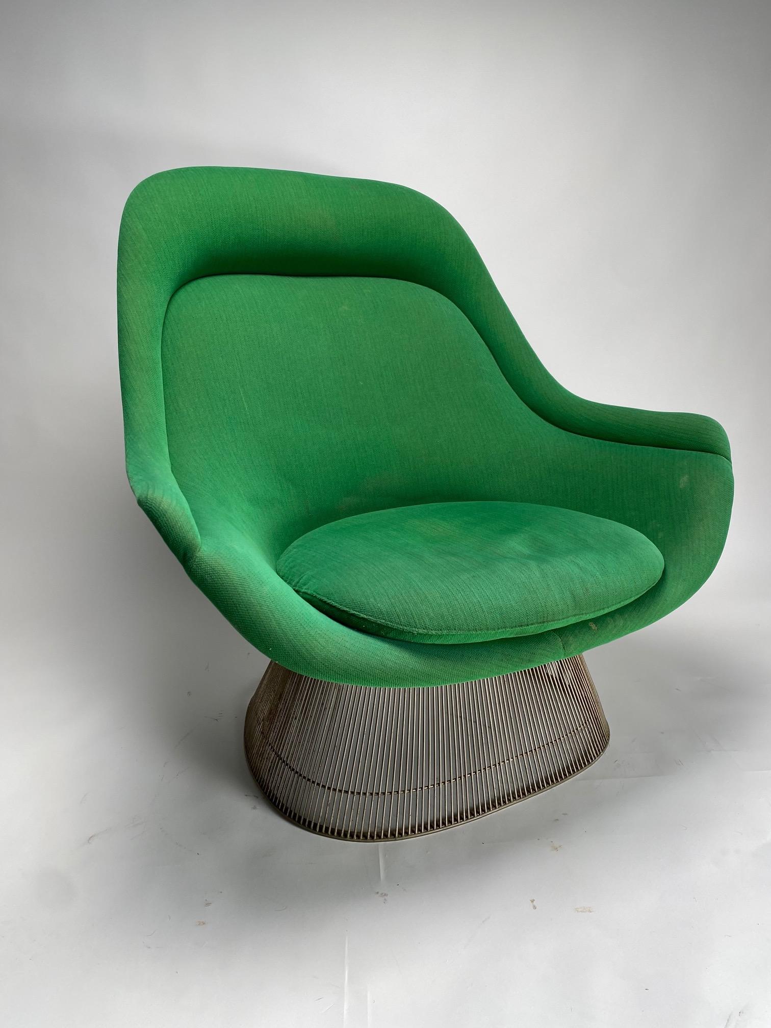Mid-20th Century Warren Platner Easy Lounge Chair for Knoll 1966 (Old Edition)  For Sale