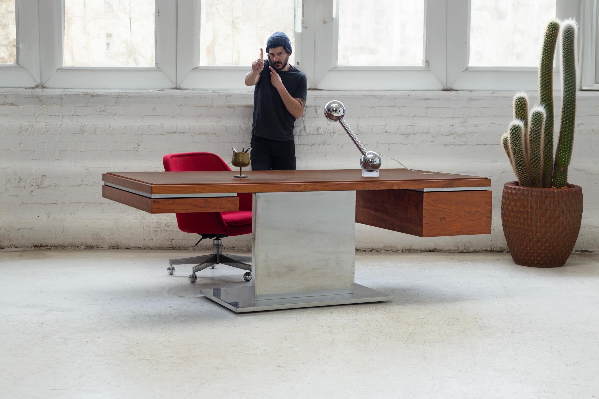 Scrivania direzionale Warren Platner in vendita 1