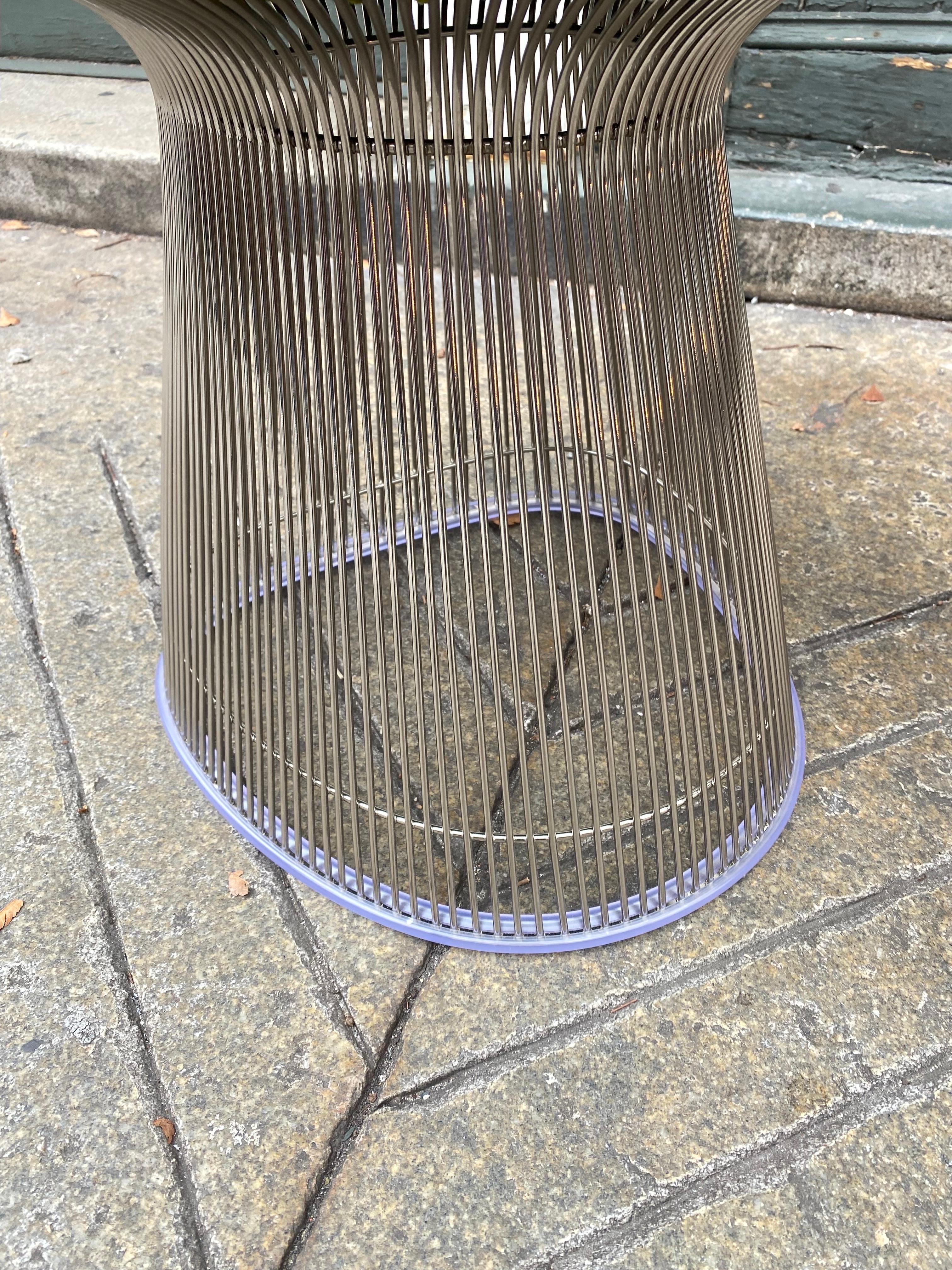 Upholstery Warren Platner for Knoll Arm Chairs/ Pair in suede