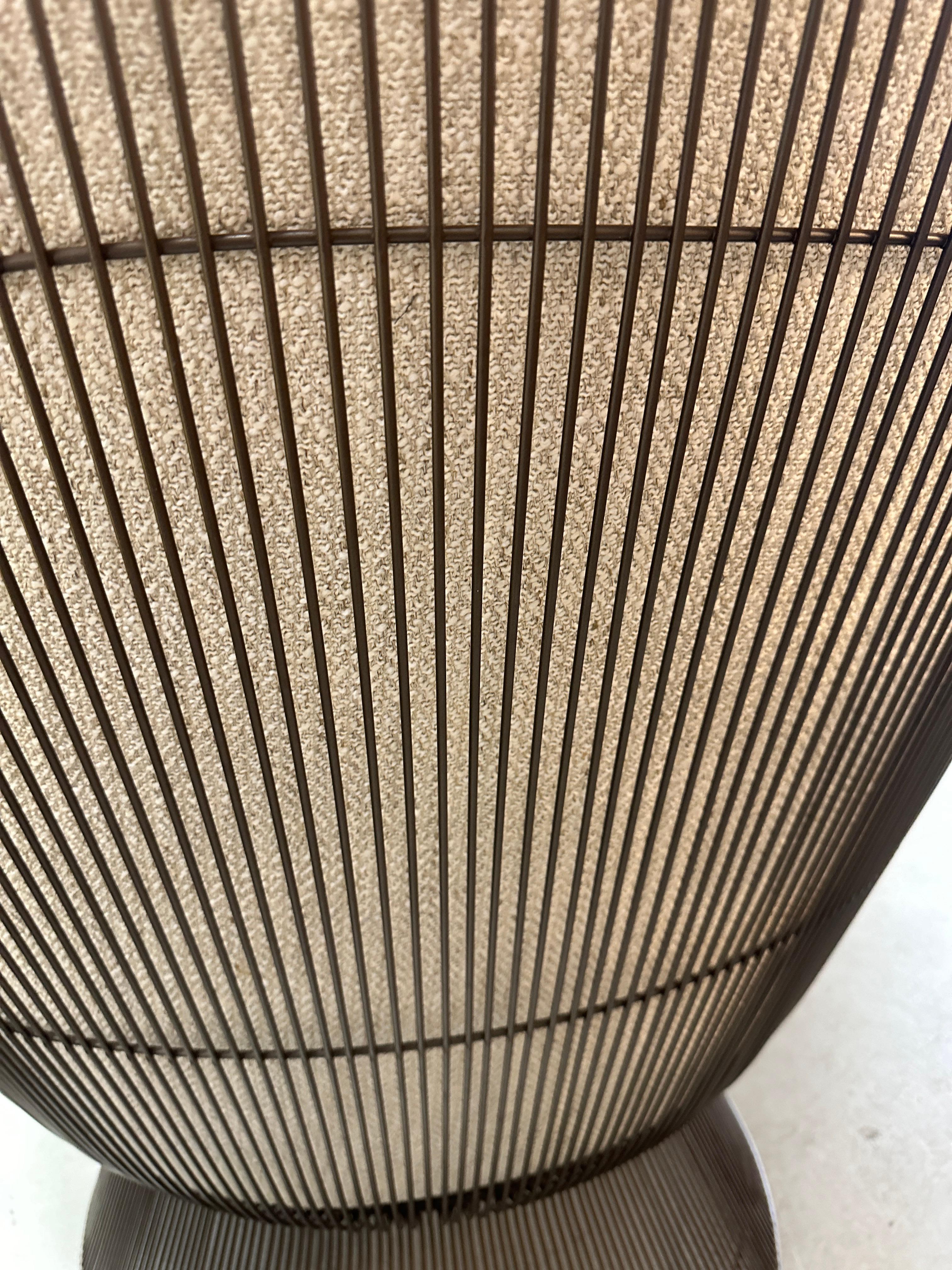 Warren Platner for Knoll big Easy Lounge Chair with Bronze Finish For Sale 6