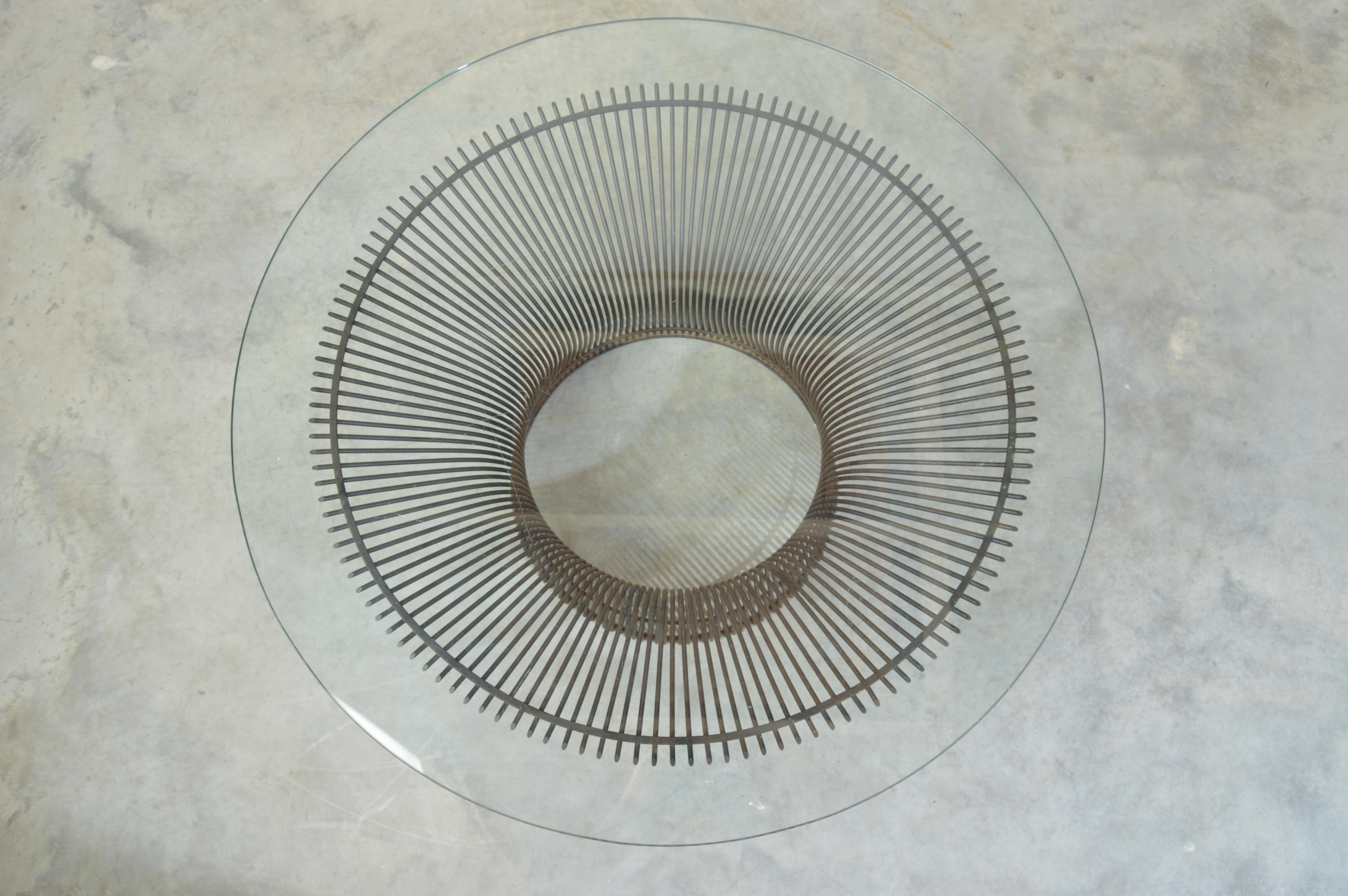 Mid-20th Century Warren Platner for Knoll Bronze Cocktail/Coffee Table