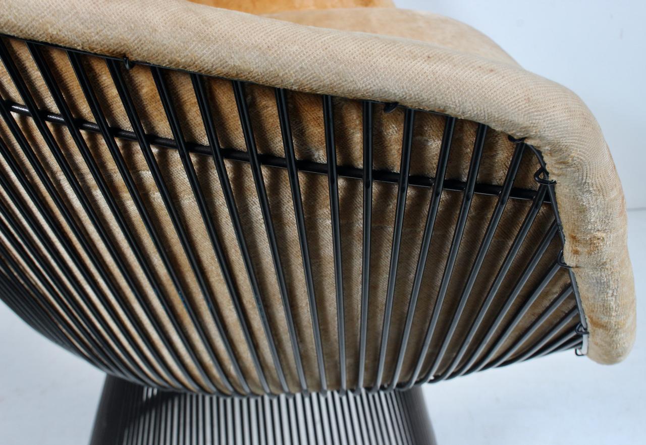 Warren Platner for Knoll Bronze Finish Lounge Chair, 1960's For Sale 3