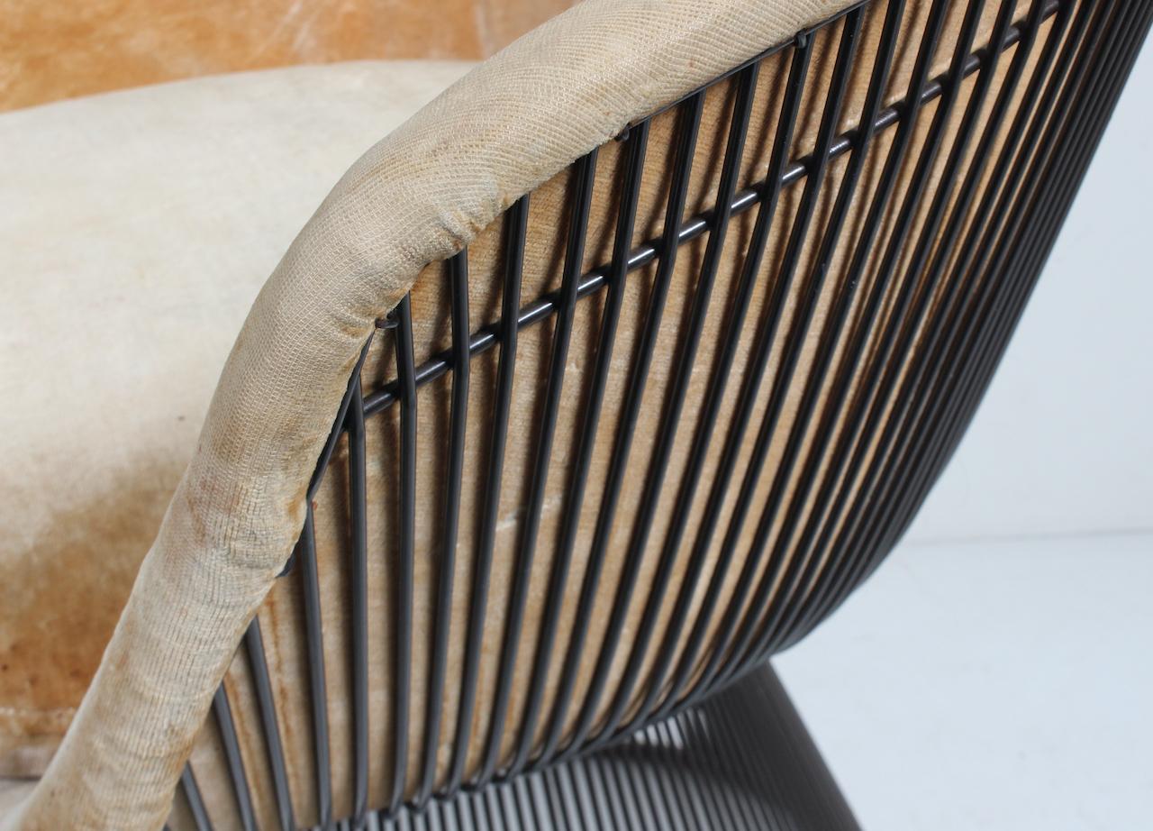 Warren Platner for Knoll Bronze Finish Lounge Chair, 1960's For Sale 5