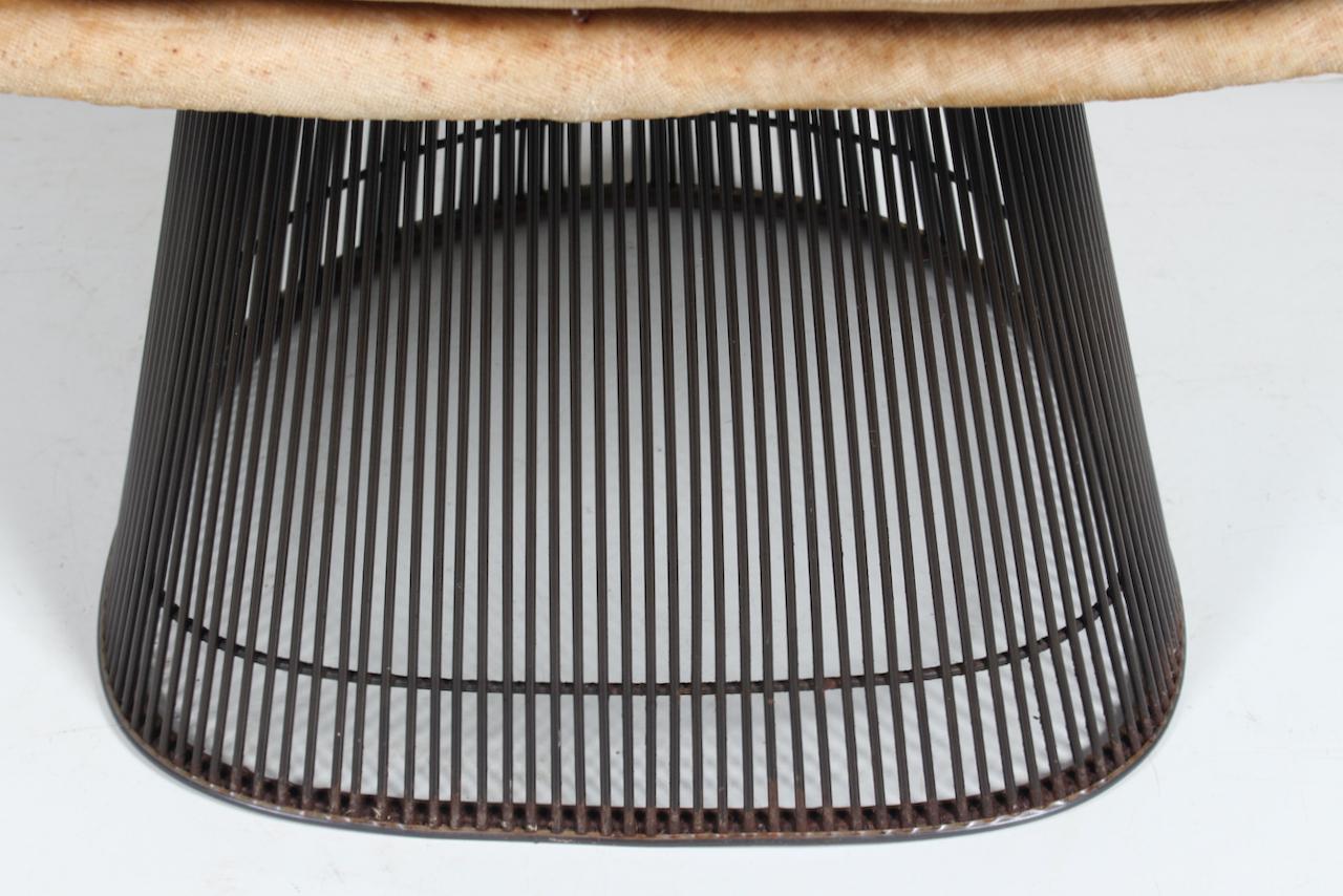 Warren Platner for Knoll Bronze Finish Lounge Chair, 1960's For Sale 8