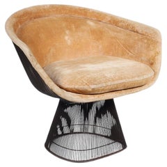Warren Platner für Knoll, Loungesessel mit Bronzeoberfläche, 1960er-Jahre