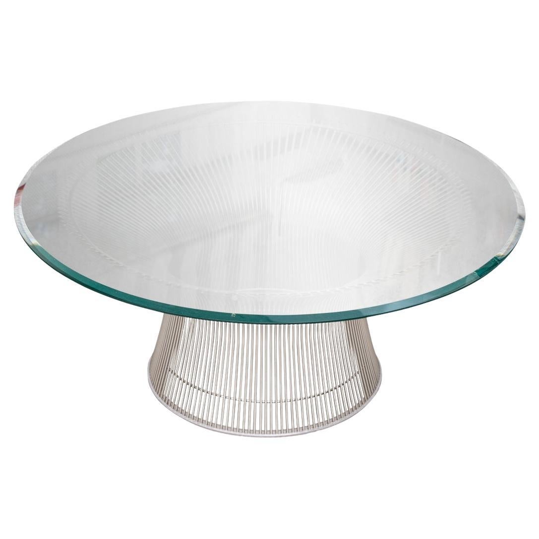 Table basse Warren Platner pour Knoll en vente