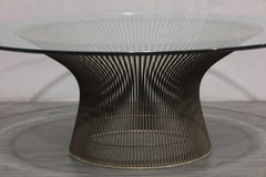 Warren Platner for Knoll Coffee Table with Beveled Glass Top