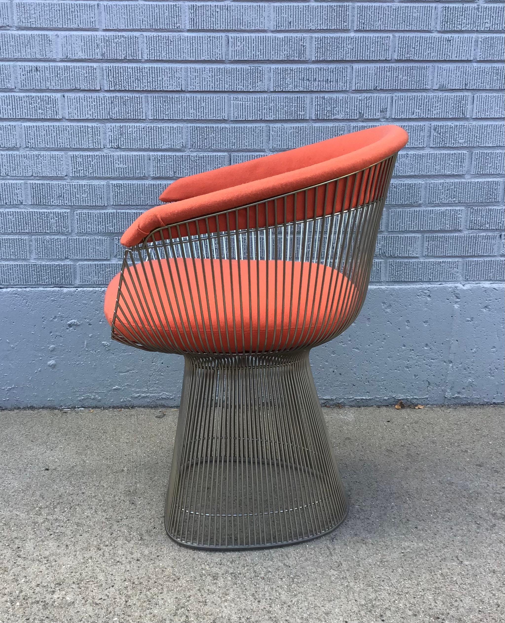 Sedia da pranzo Warren Platner per Knoll, CIRCA ANNI 70 in vendita 3