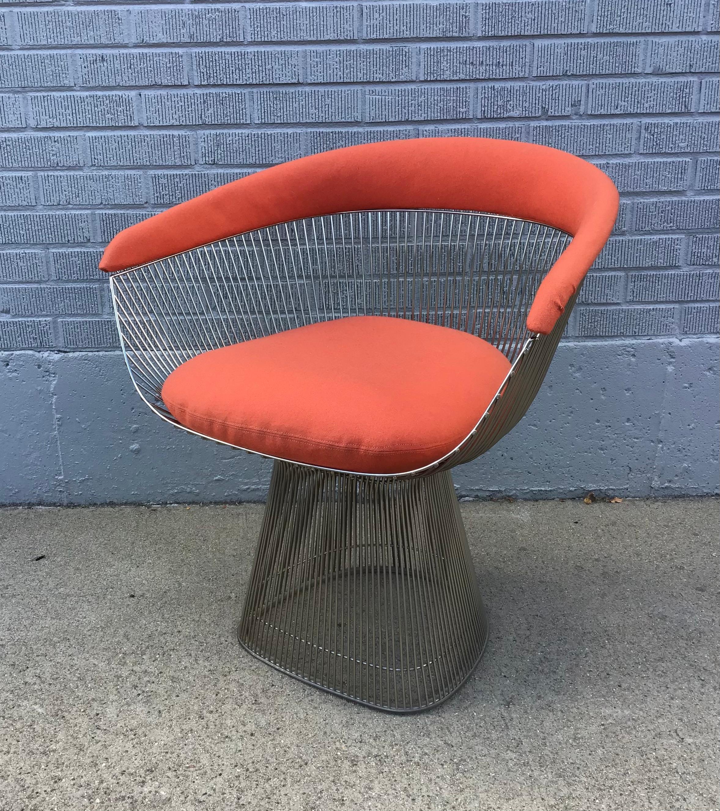 Sedia da pranzo Warren Platner per Knoll, CIRCA ANNI 70 in vendita 4
