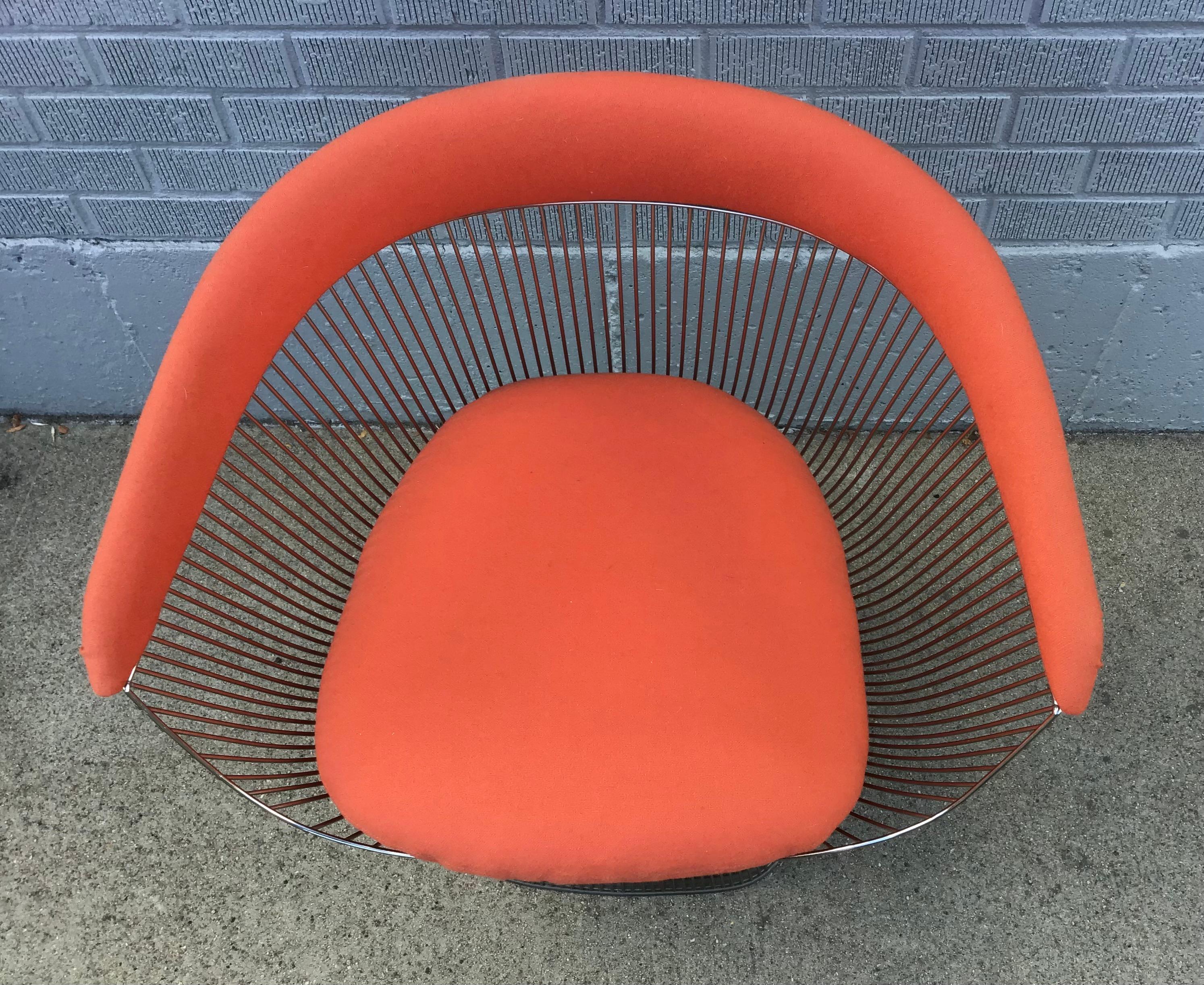 Sedia da pranzo Warren Platner per Knoll, CIRCA ANNI 70 in vendita 6