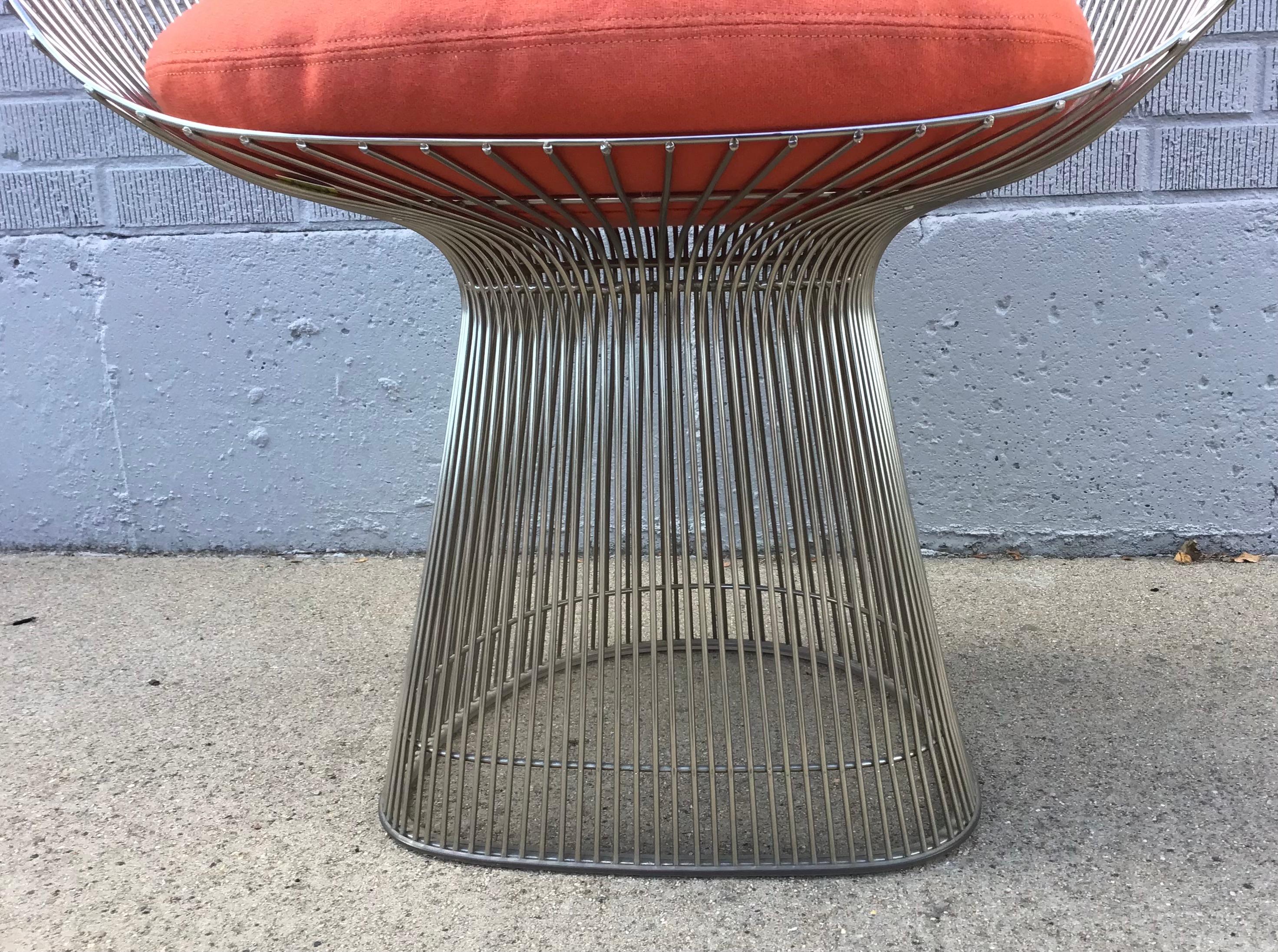 Sedia da pranzo Warren Platner per Knoll, CIRCA ANNI 70 in vendita 7