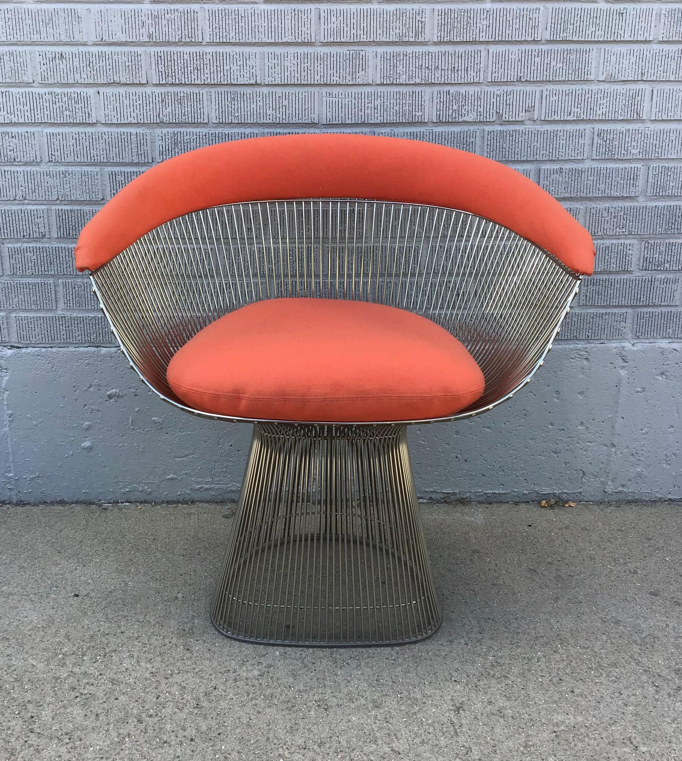 Sedia da pranzo Warren Platner per Knoll, CIRCA ANNI 70 in vendita 8