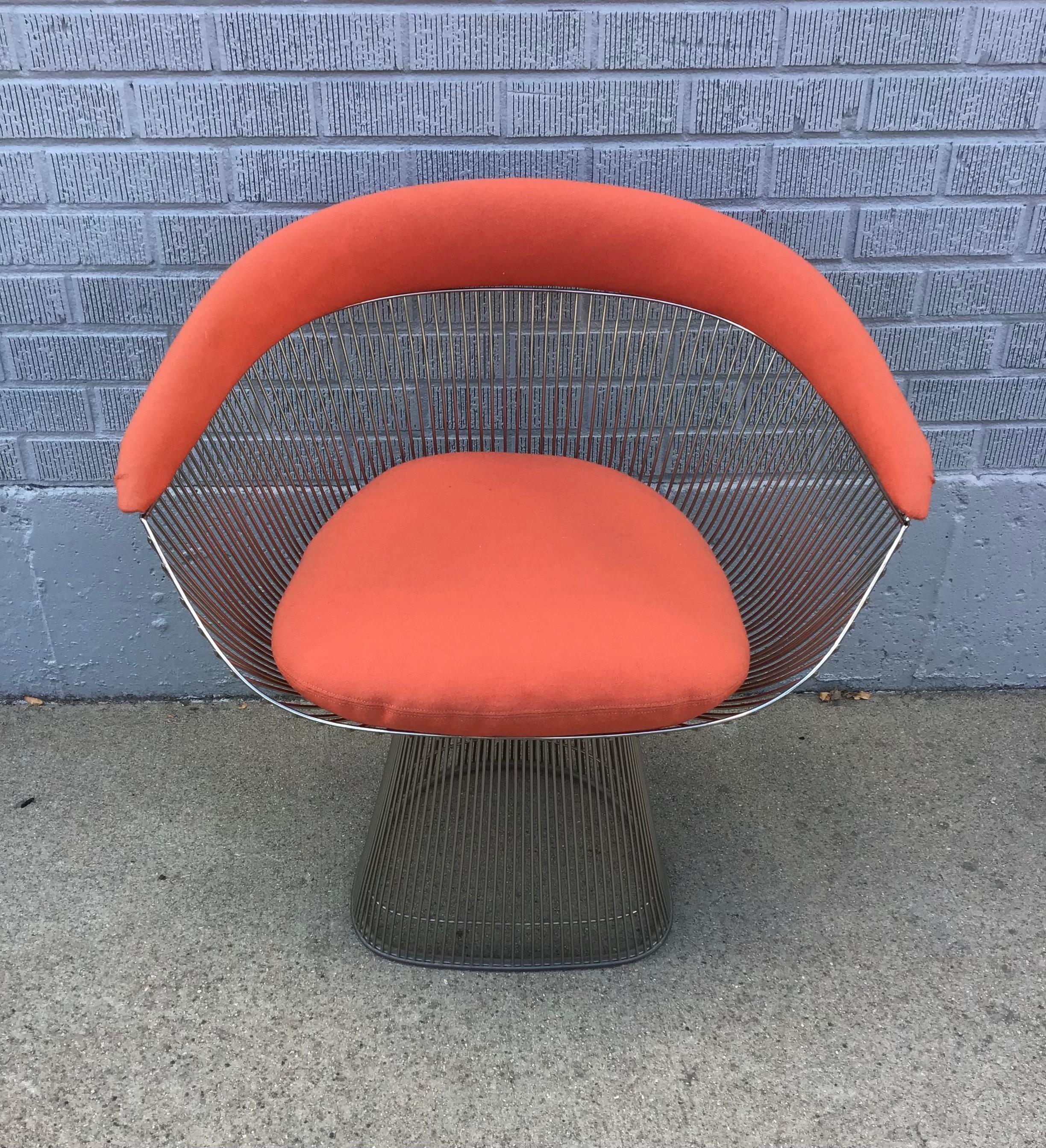 Sedia da pranzo Warren Platner per Knoll, CIRCA ANNI 70 in vendita 9