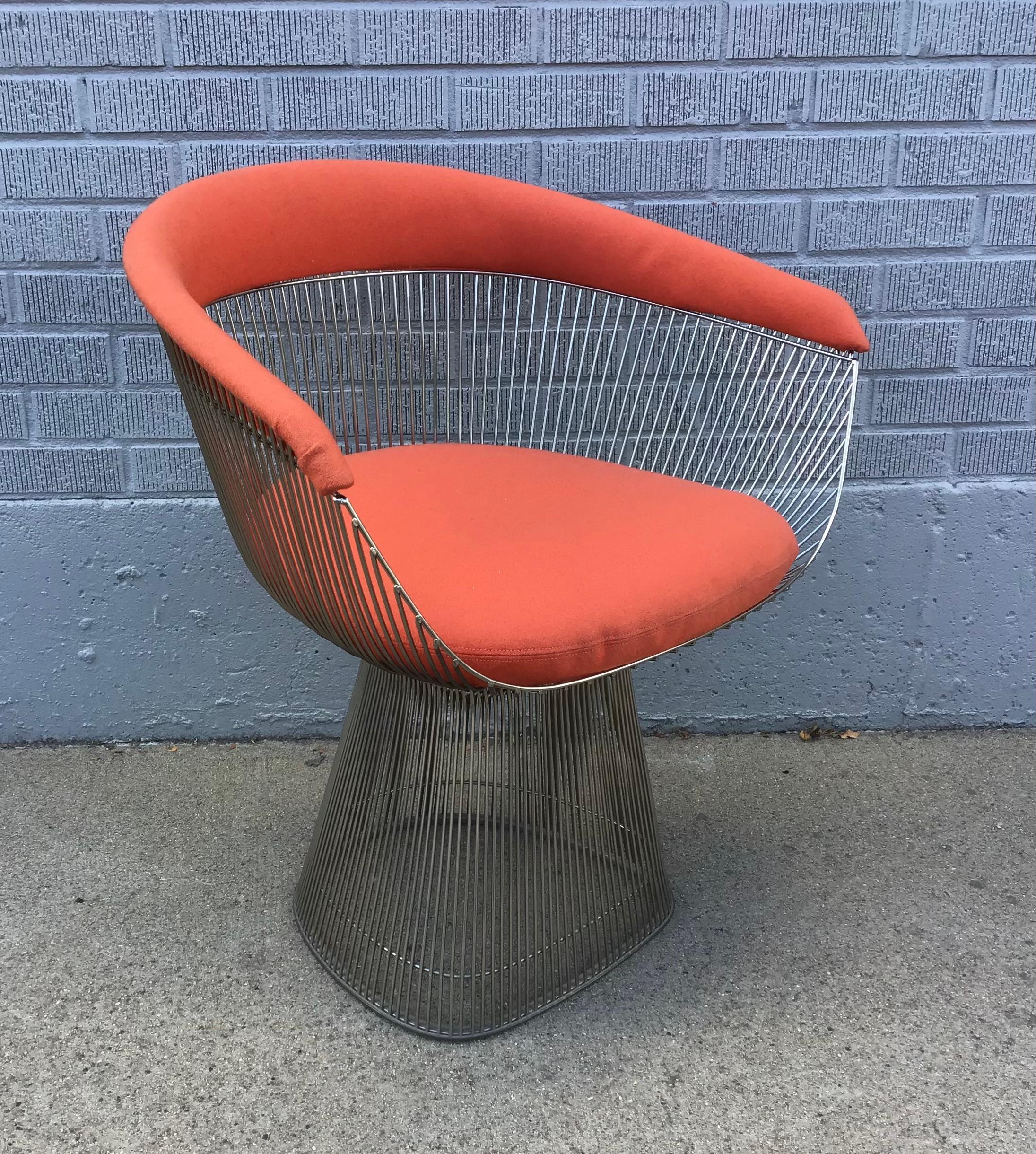 Americano Sedia da pranzo Warren Platner per Knoll, CIRCA ANNI 70 in vendita