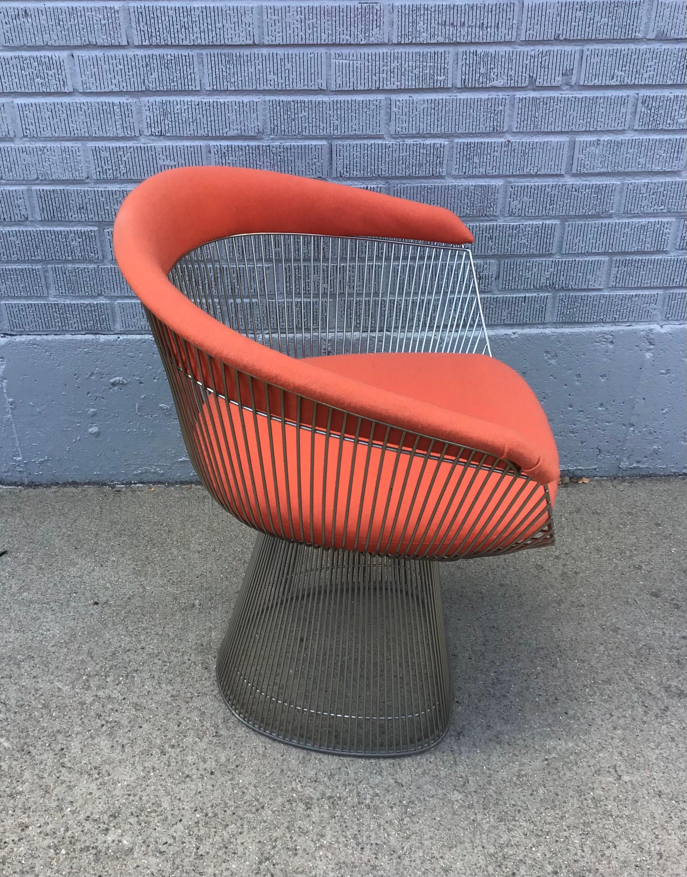 Fine XX secolo Sedia da pranzo Warren Platner per Knoll, CIRCA ANNI 70 in vendita