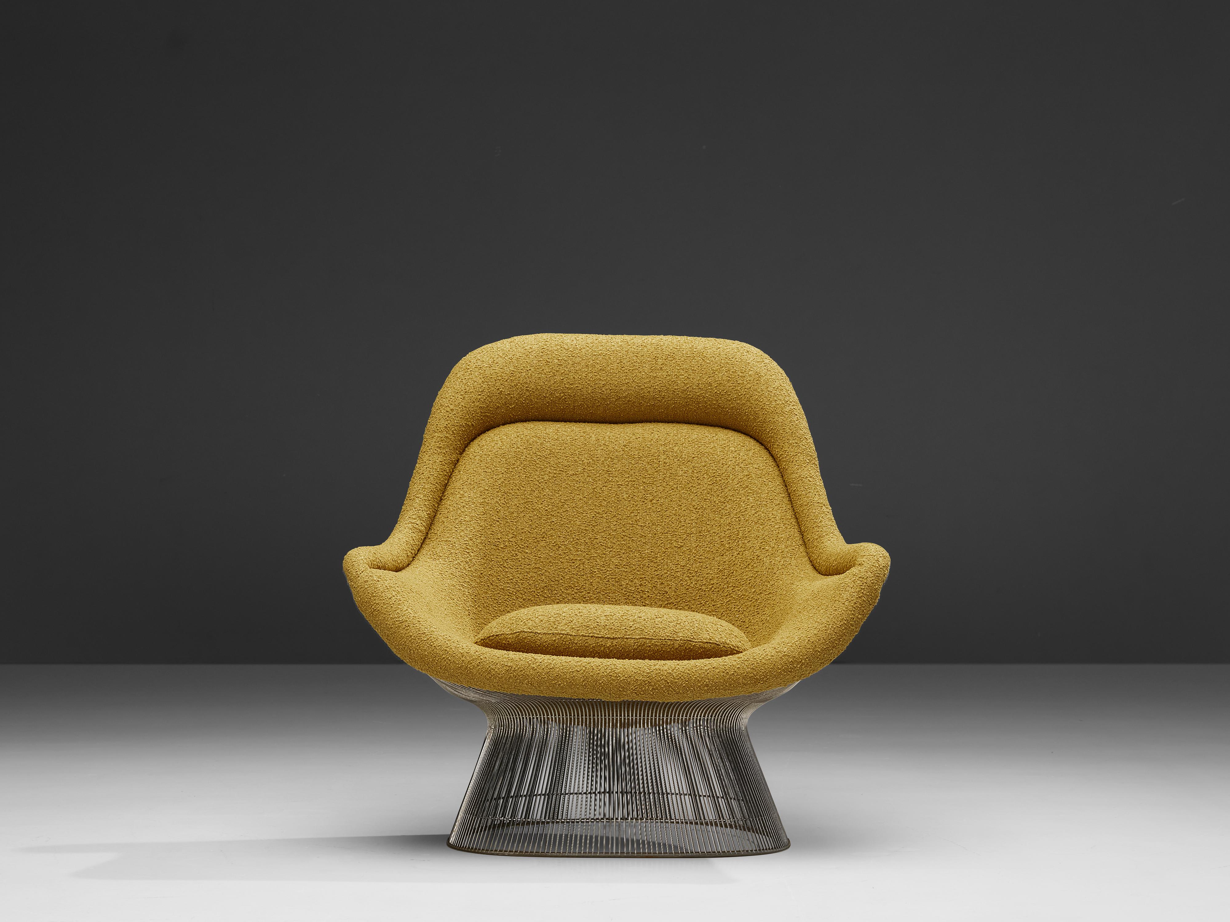 Sillón Warren Platner para Knoll Acero en venta