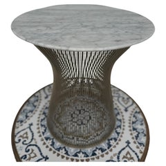 Warren Platner for Knoll Furniture Marble Top Side Table