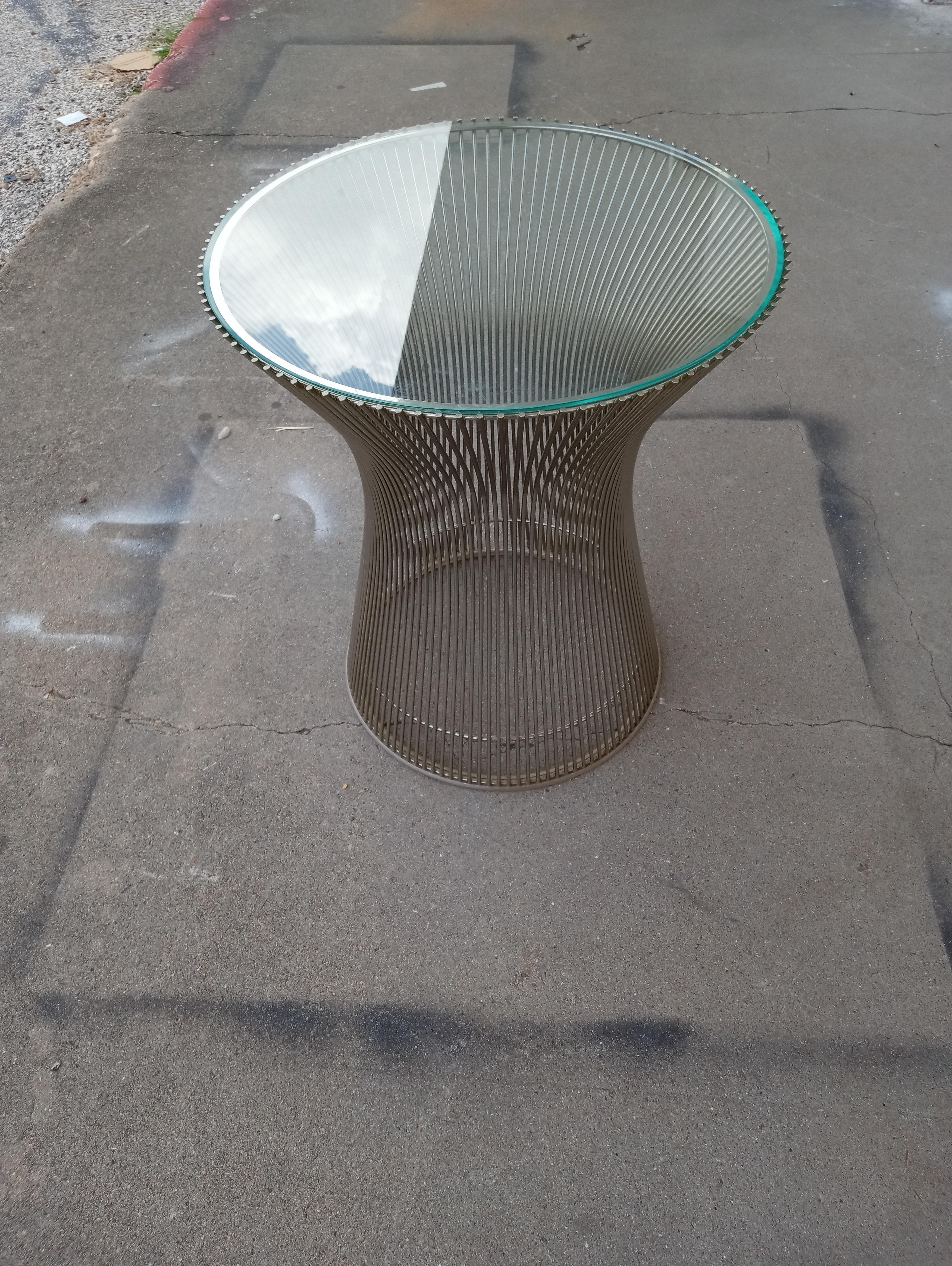 Mid-Century Modern Warren Platner for Knoll Furniture Side Table