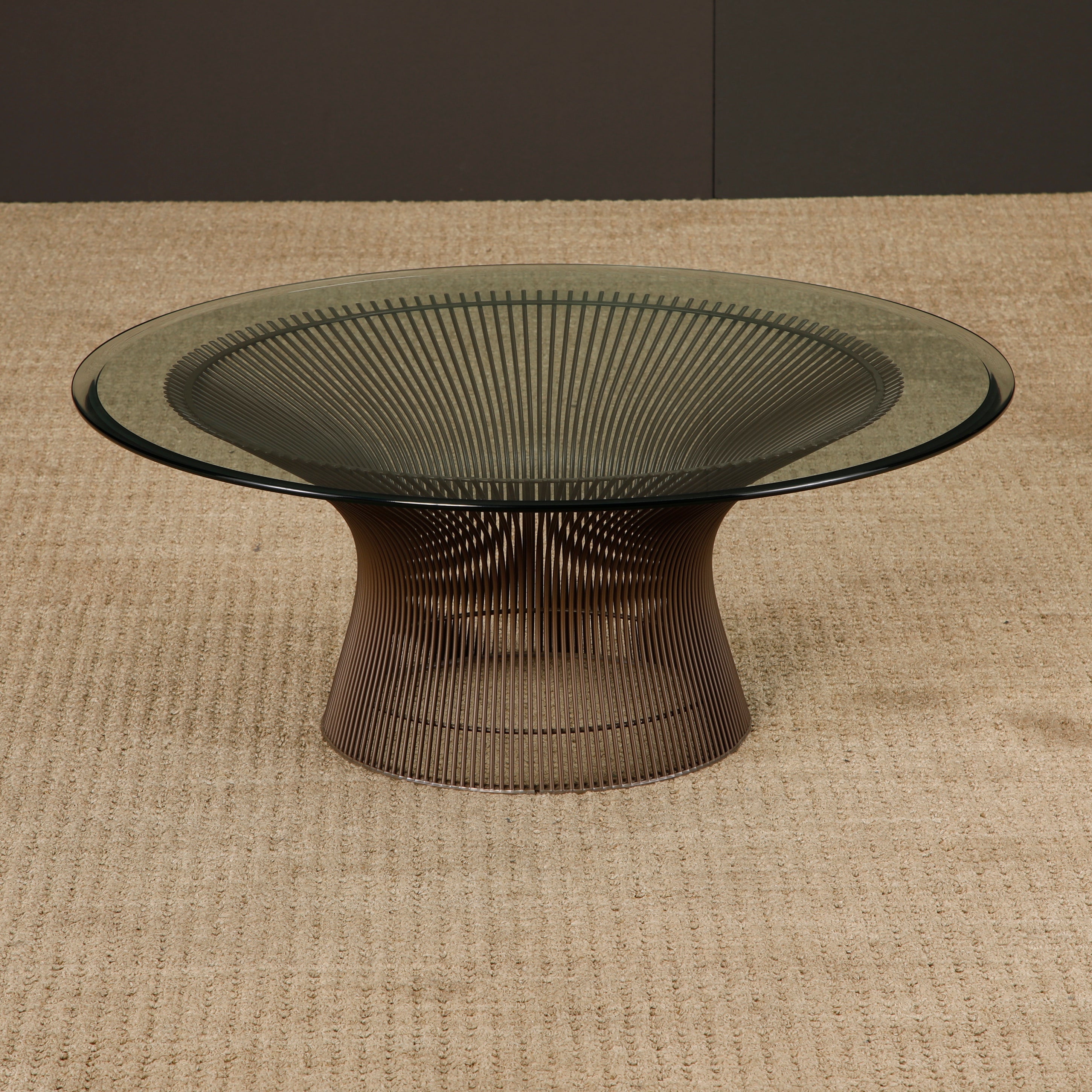 Warren Platner for Knoll International Bronze Coffee Table, circa 1970s
