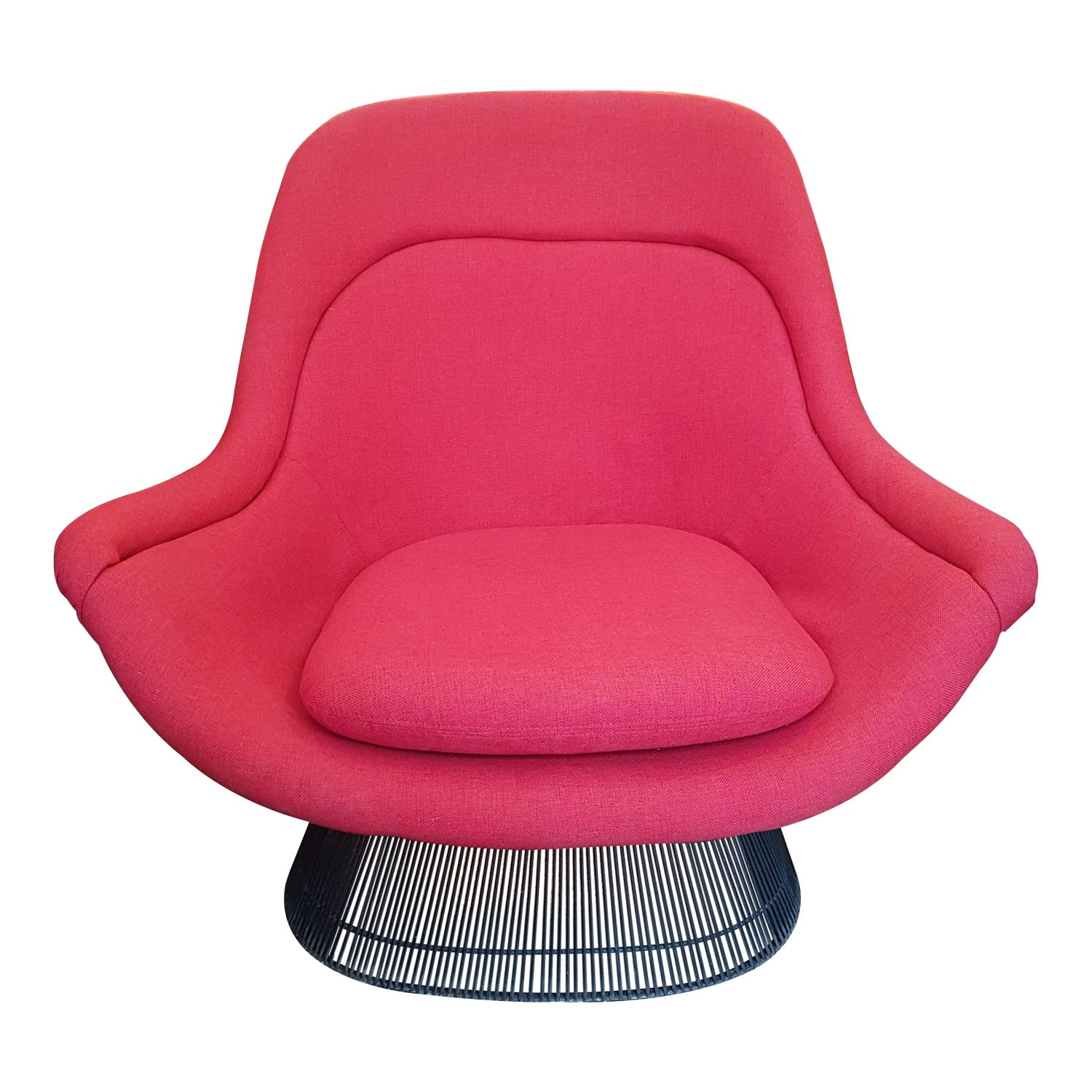 Warren Platner For Knoll International Steel Lounge Chair For Sale