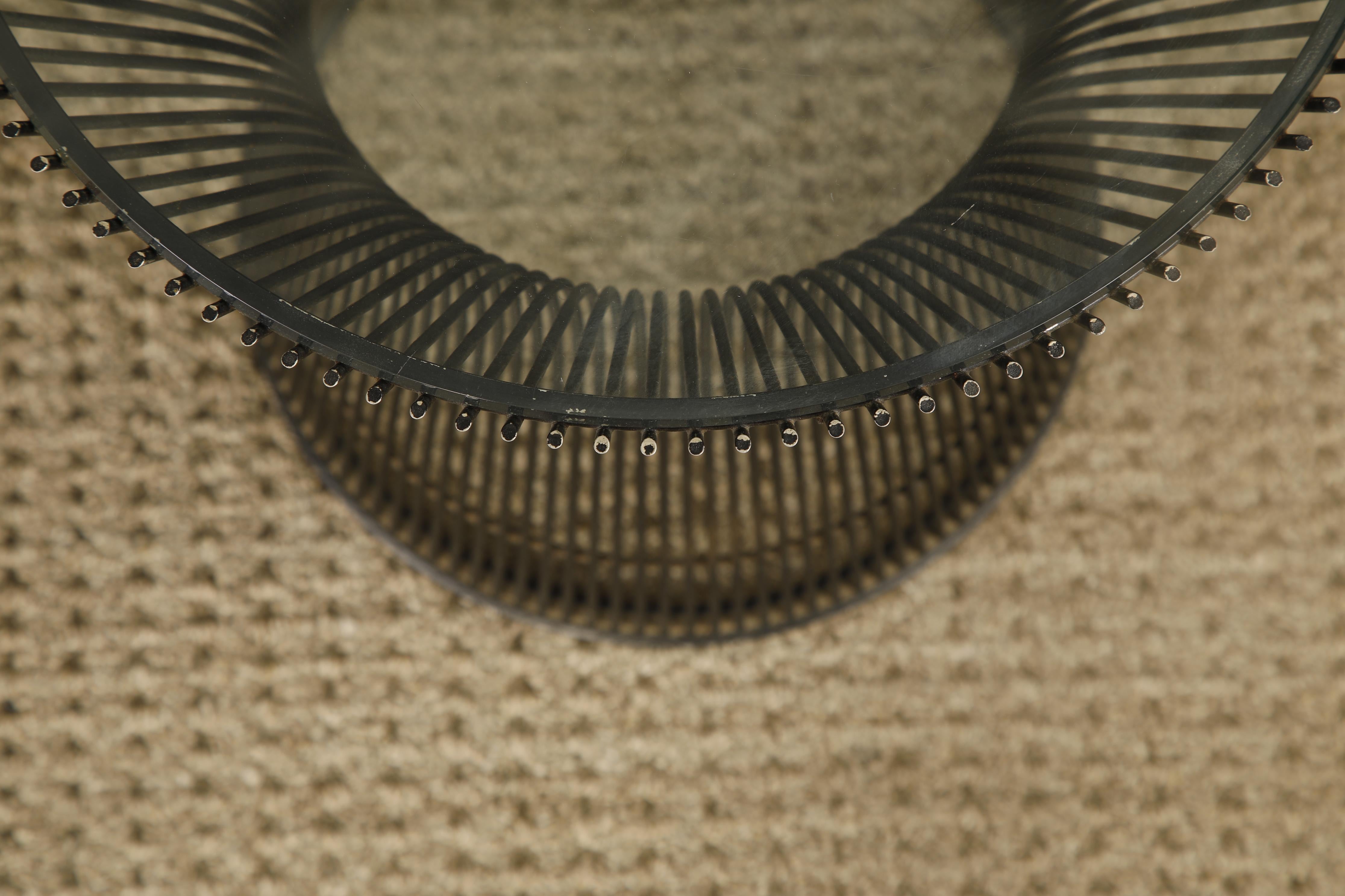 Warren Platner für Knoll International Draht-Beistelltisch, um 1970er Jahre im Angebot 5