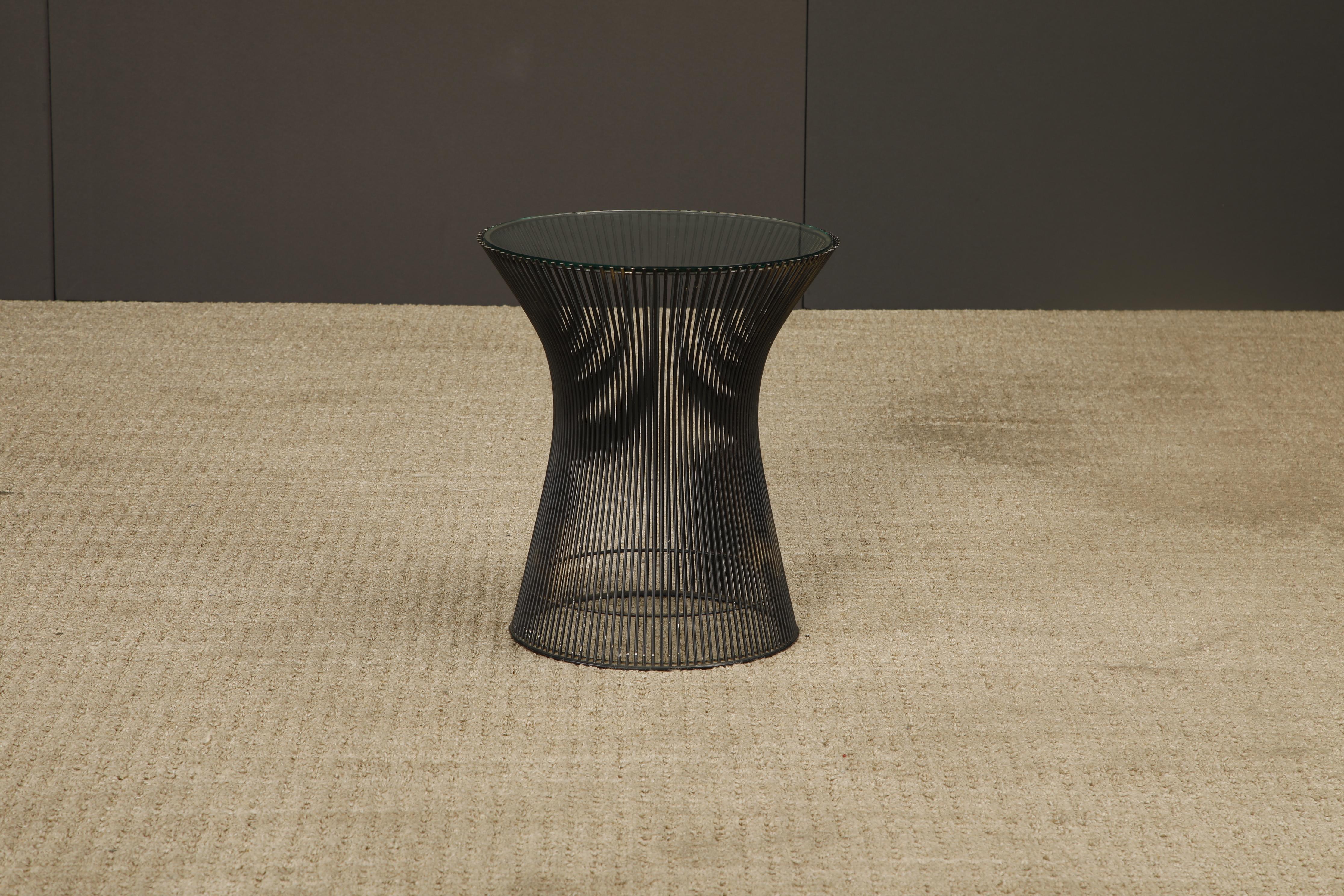 Warren Platner für Knoll International Draht-Beistelltisch, um 1970er Jahre (Moderne der Mitte des Jahrhunderts) im Angebot