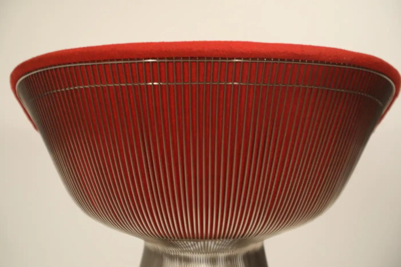 Warren Platner für Knoll Lounge Chairs aus Knoll Wool Boucle, paarweise erhältlich im Angebot 10